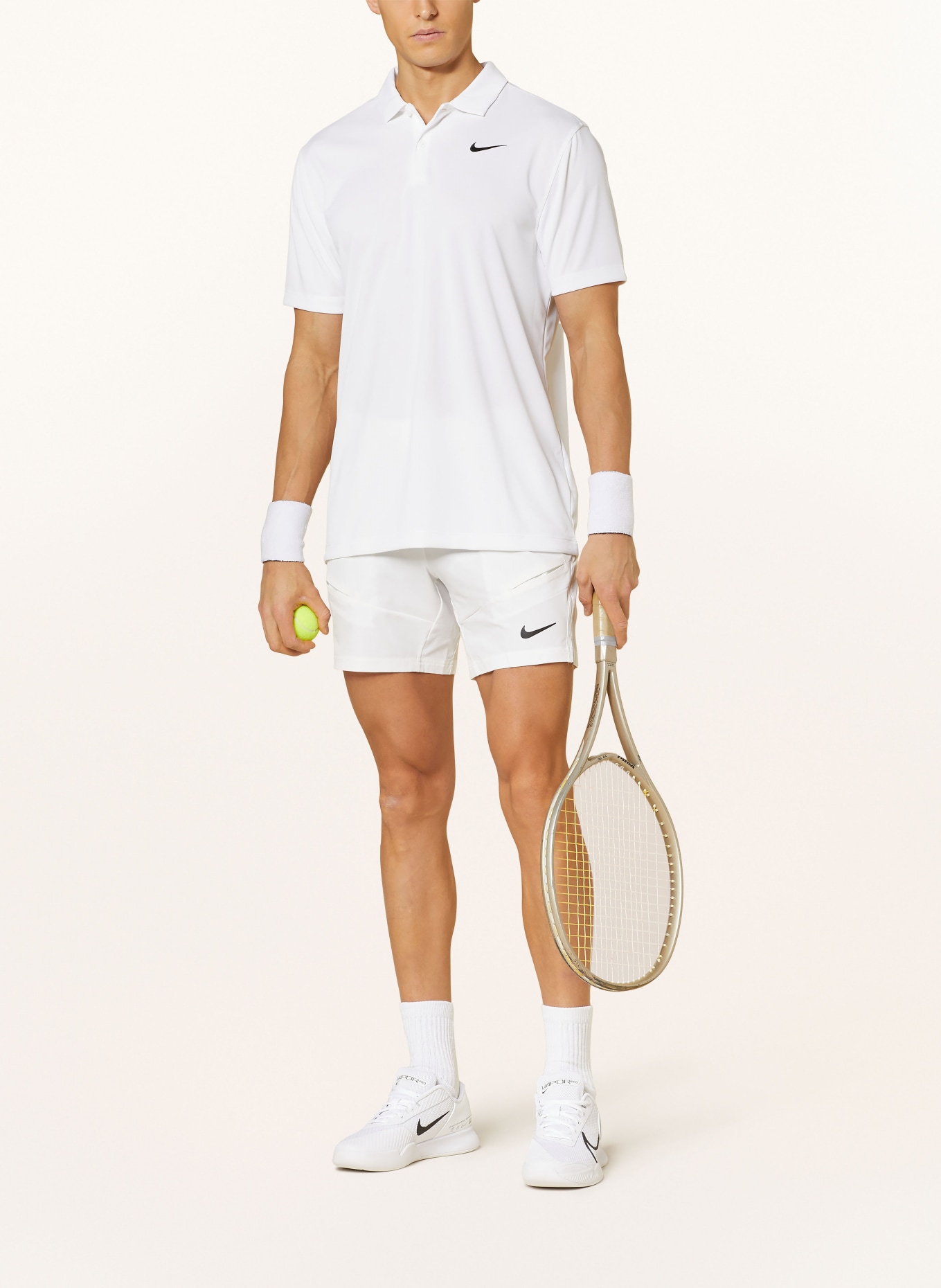 Nike Szorty tenisowe COURT ADVANTAGE, Kolor: BIAŁY (Obrazek 2)