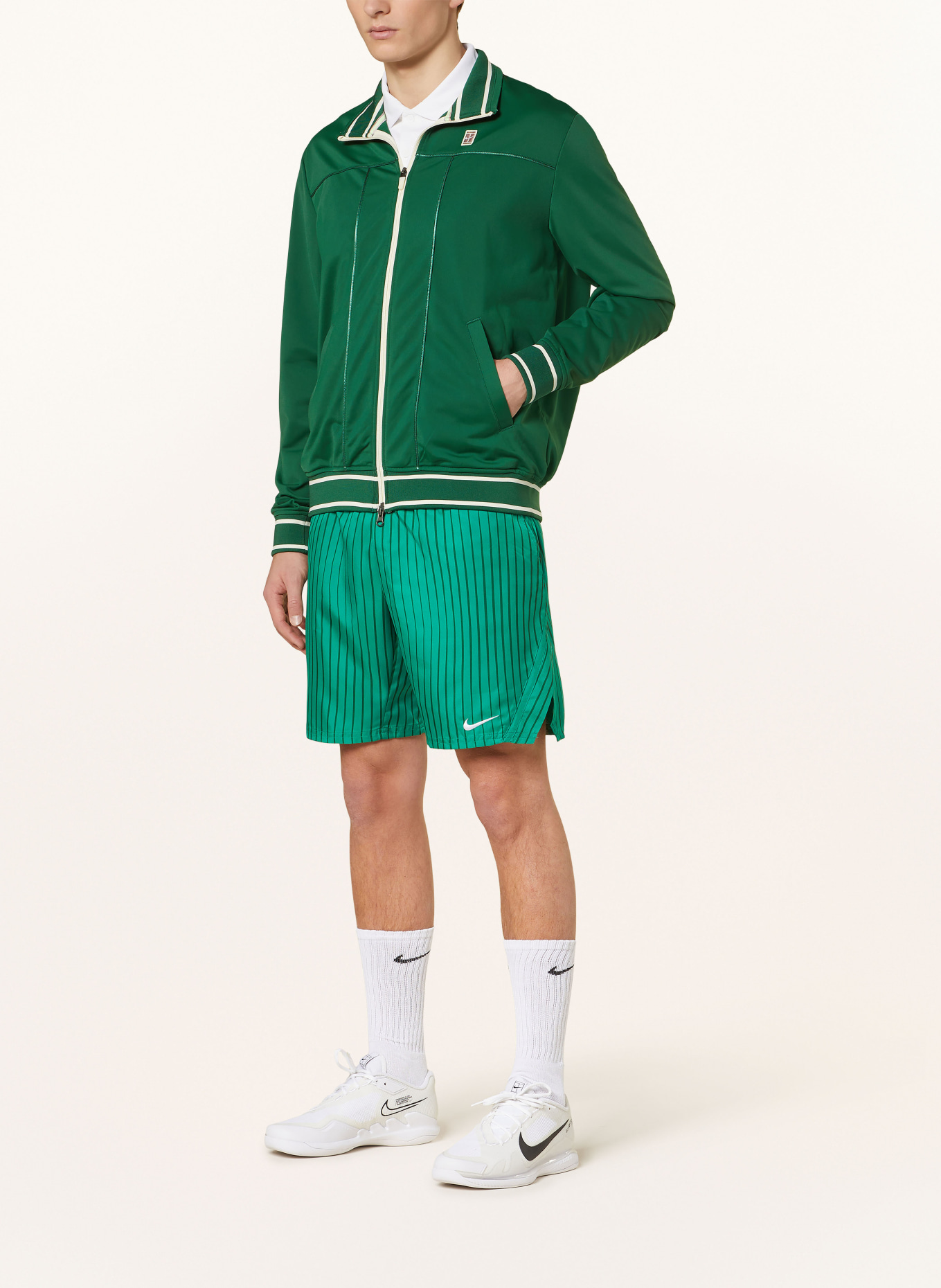 Nike Tréninková bunda, Barva: ZELENÁ (Obrázek 2)