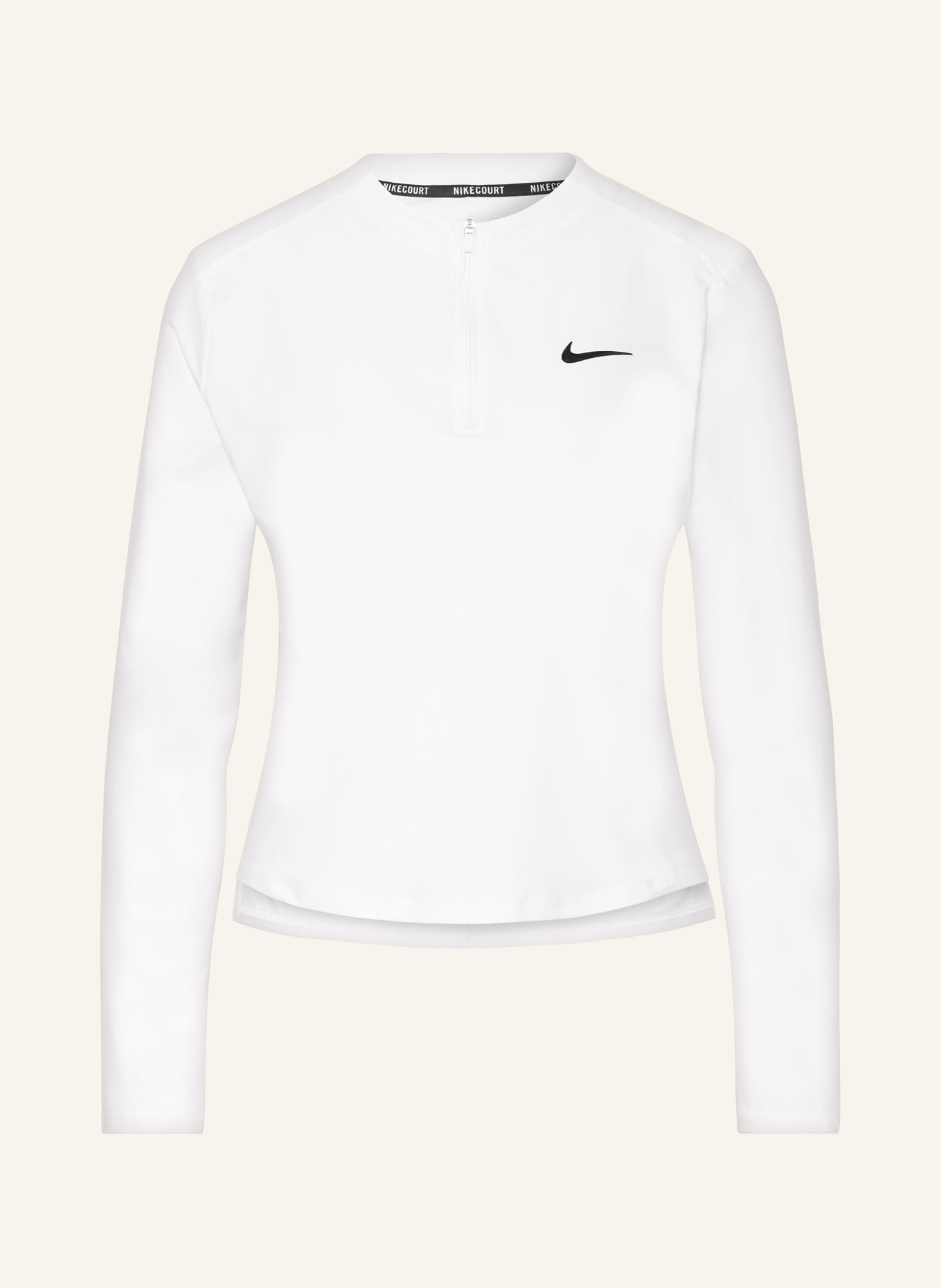 Nike Koszulka z długim rękawem COURT ADVANTAGE DRI FIT, Kolor: BIAŁY (Obrazek 1)