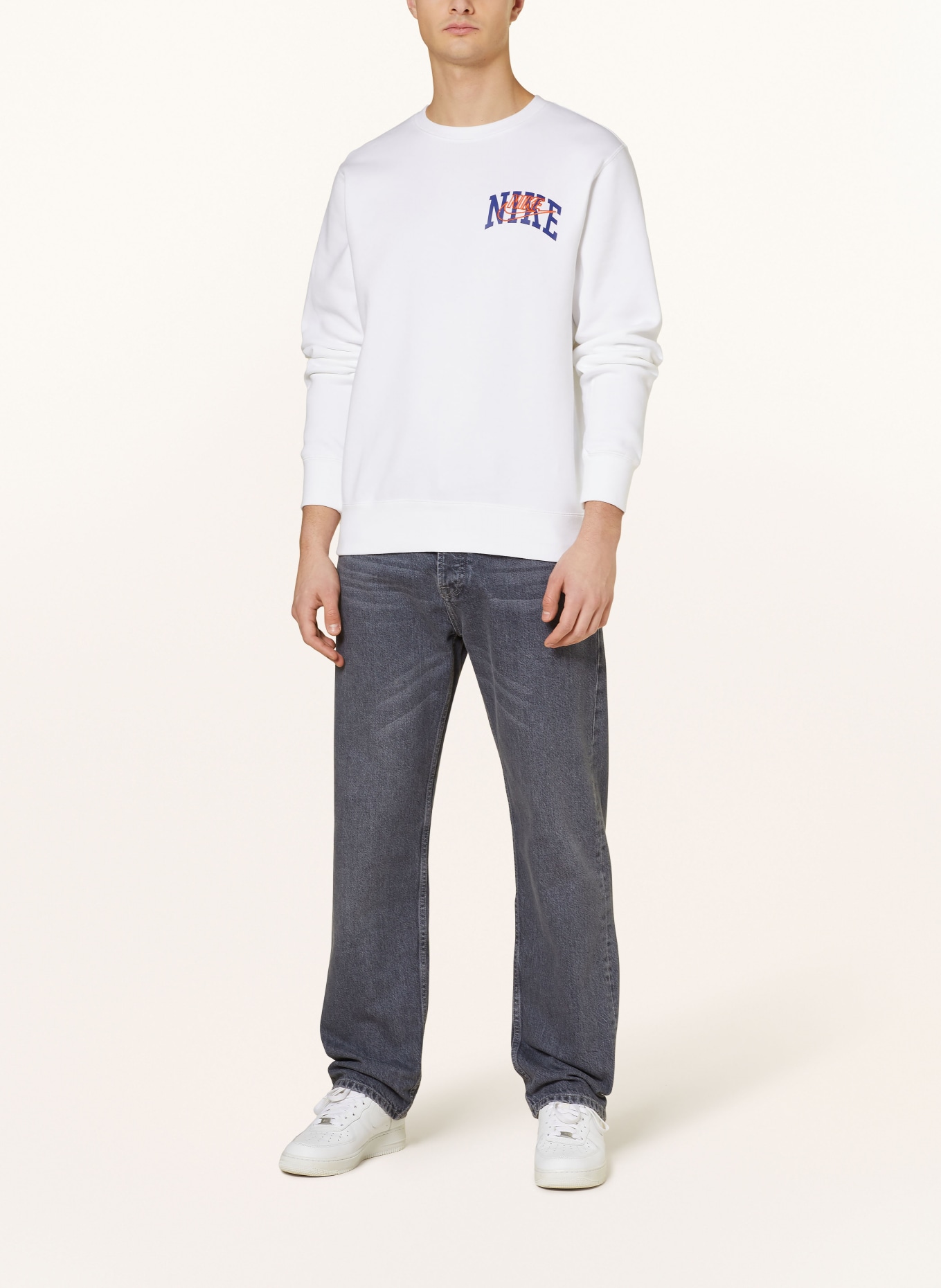 Nike Sweatshirt NIKE CLUB, Farbe: WEISS (Bild 2)