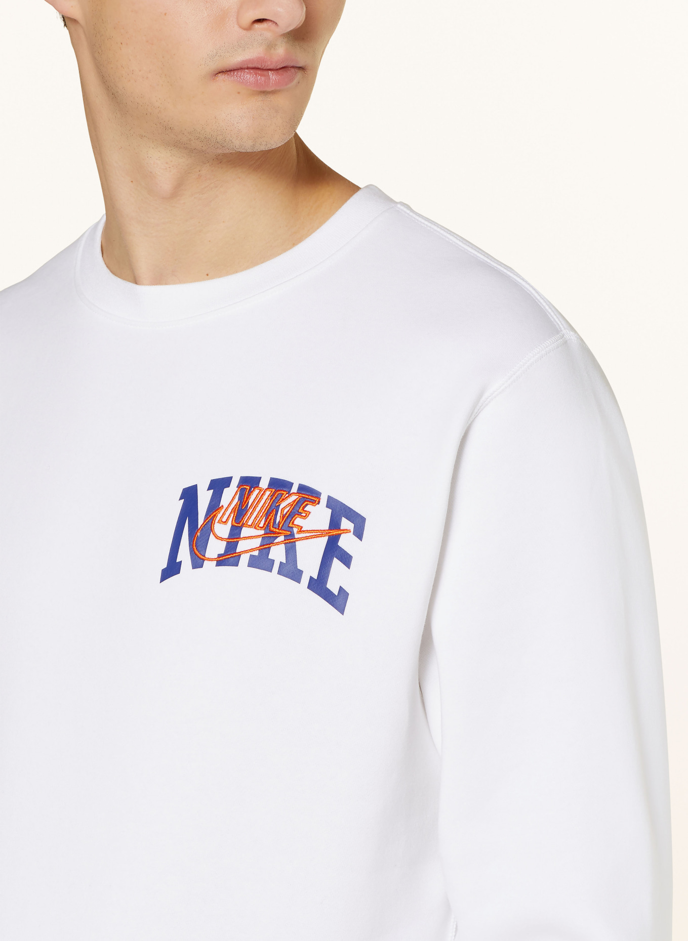 Nike Sweatshirt NIKE CLUB, Farbe: WEISS (Bild 4)