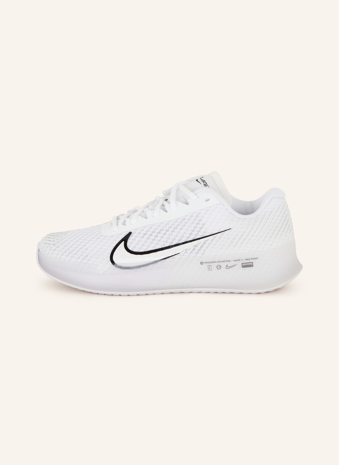 Nike Tennis shoes NIKECOURT AIR ZOOM VAPOR 11, Color: WHITE (Image 4)