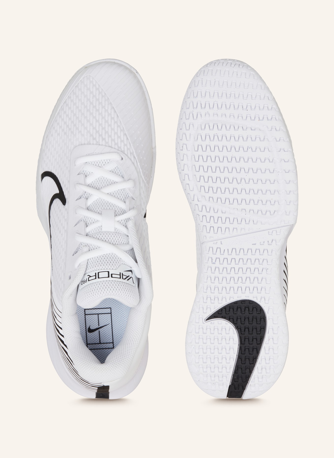 Nike Tennis shoes NIKECOURT AIR ZOOM VAPOR PRO 2, Color: WHITE/ BLACK (Image 5)