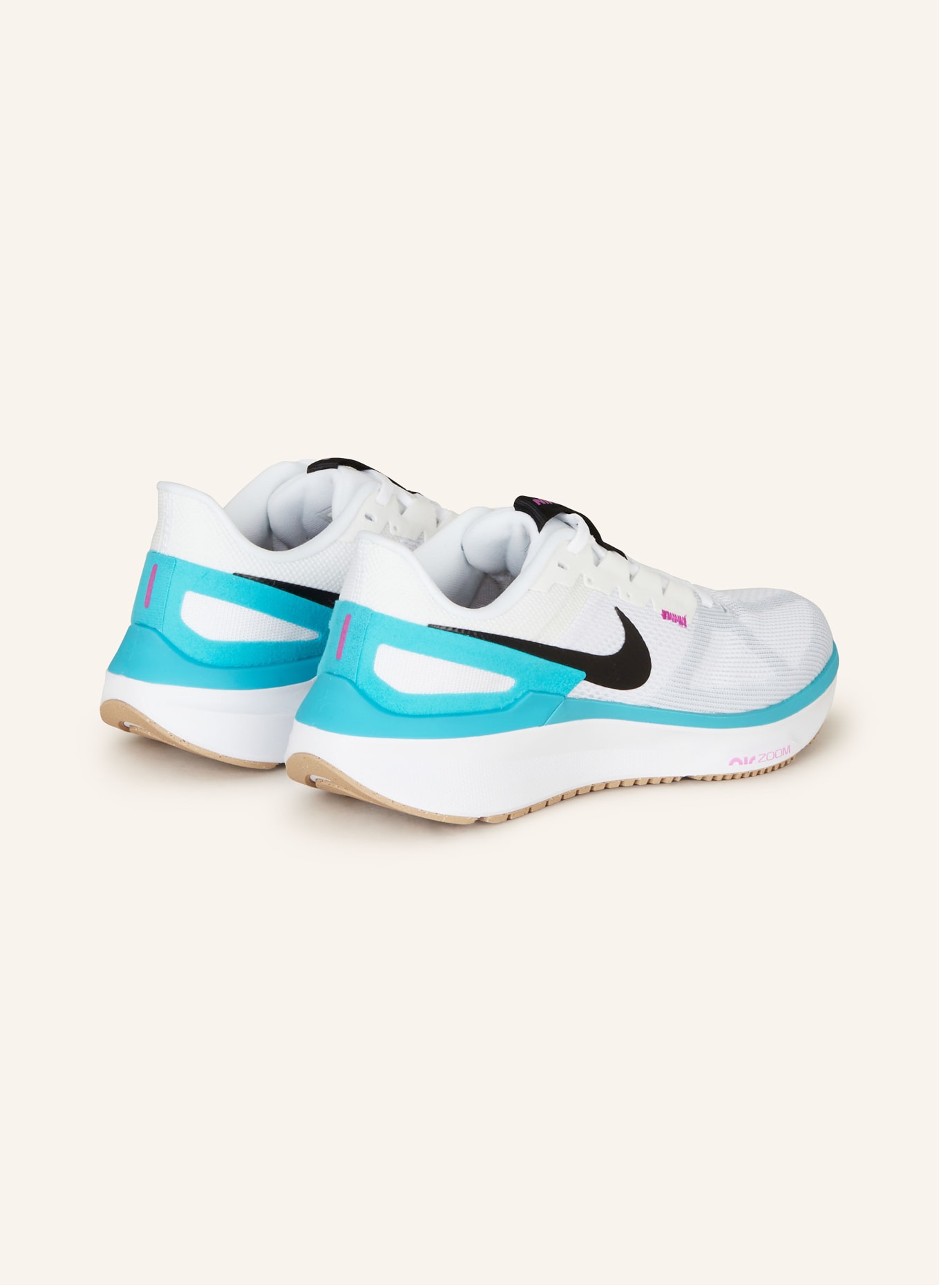 Nike Buty do biegania STRUCTURE 25, Kolor: BIAŁY/ CZARNY (Obrazek 2)