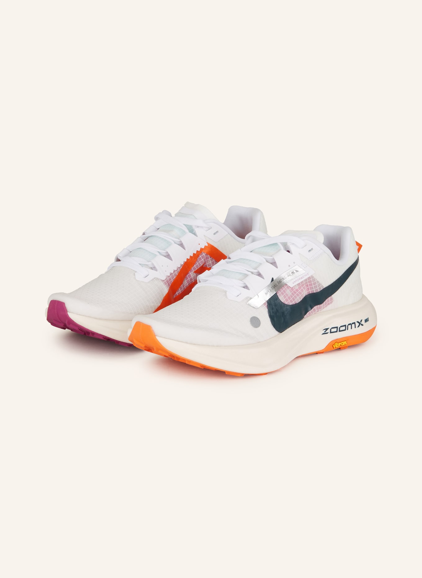 Nike Trail running shoes ULTRAFLY, Color: WHITE/ FUCHSIA/ ORANGE (Image 1)