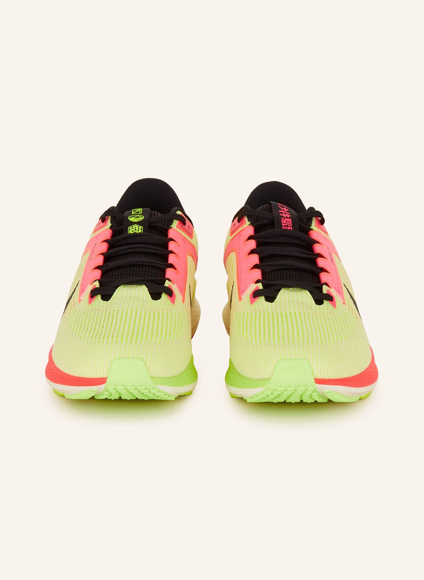 Nike Laufschuhe AIR ZOOM PEGASUS 40 PREMIUM, Farbe: NEONGELB/ NEONPINK/ SCHWARZ (Bild 3)
