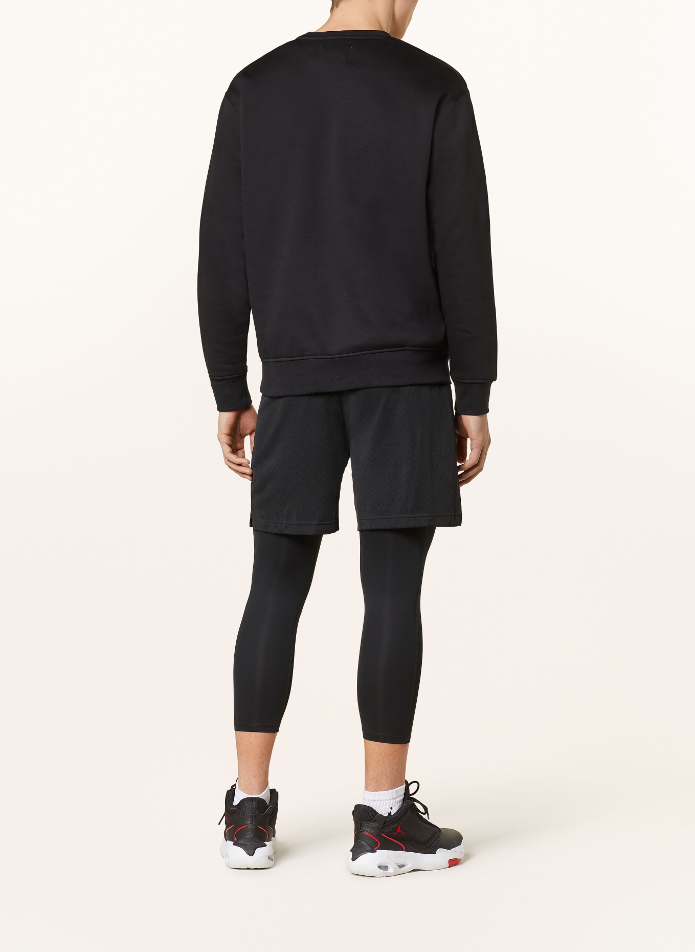 JORDAN Sweatshirt JORDAN ESSENTIALS, Color: BLACK/ WHITE (Image 3)
