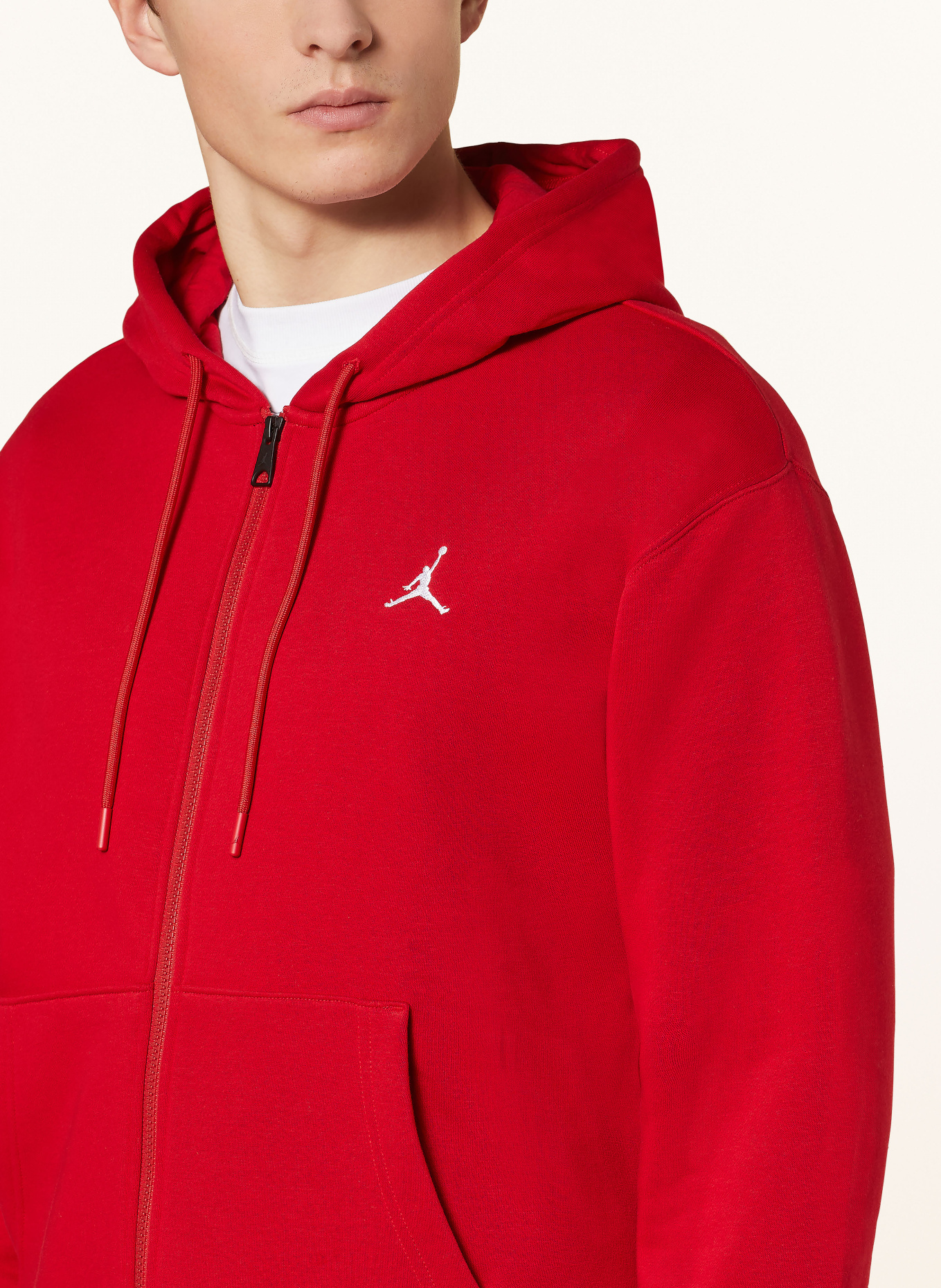 JORDAN Sweat jacket JORDAN ESSENTIALS, Color: RED/ WHITE (Image 5)