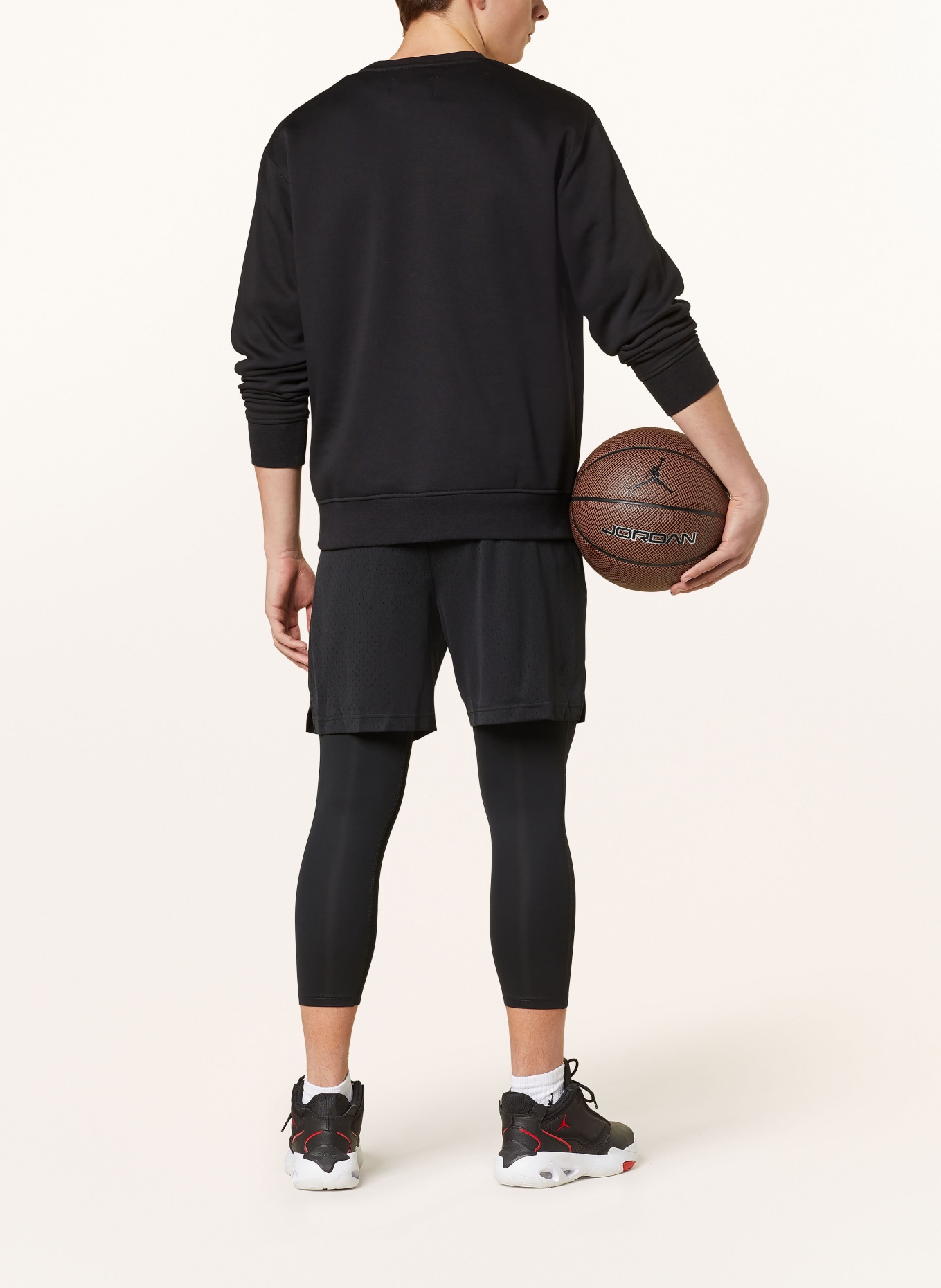 JORDAN Basketball shorts JORDAN SPORT DRI-FIT, Color: BLACK/ WHITE (Image 3)