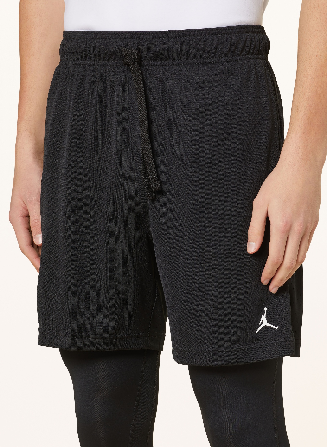 JORDAN Basketball shorts JORDAN SPORT DRI-FIT, Color: BLACK/ WHITE (Image 5)