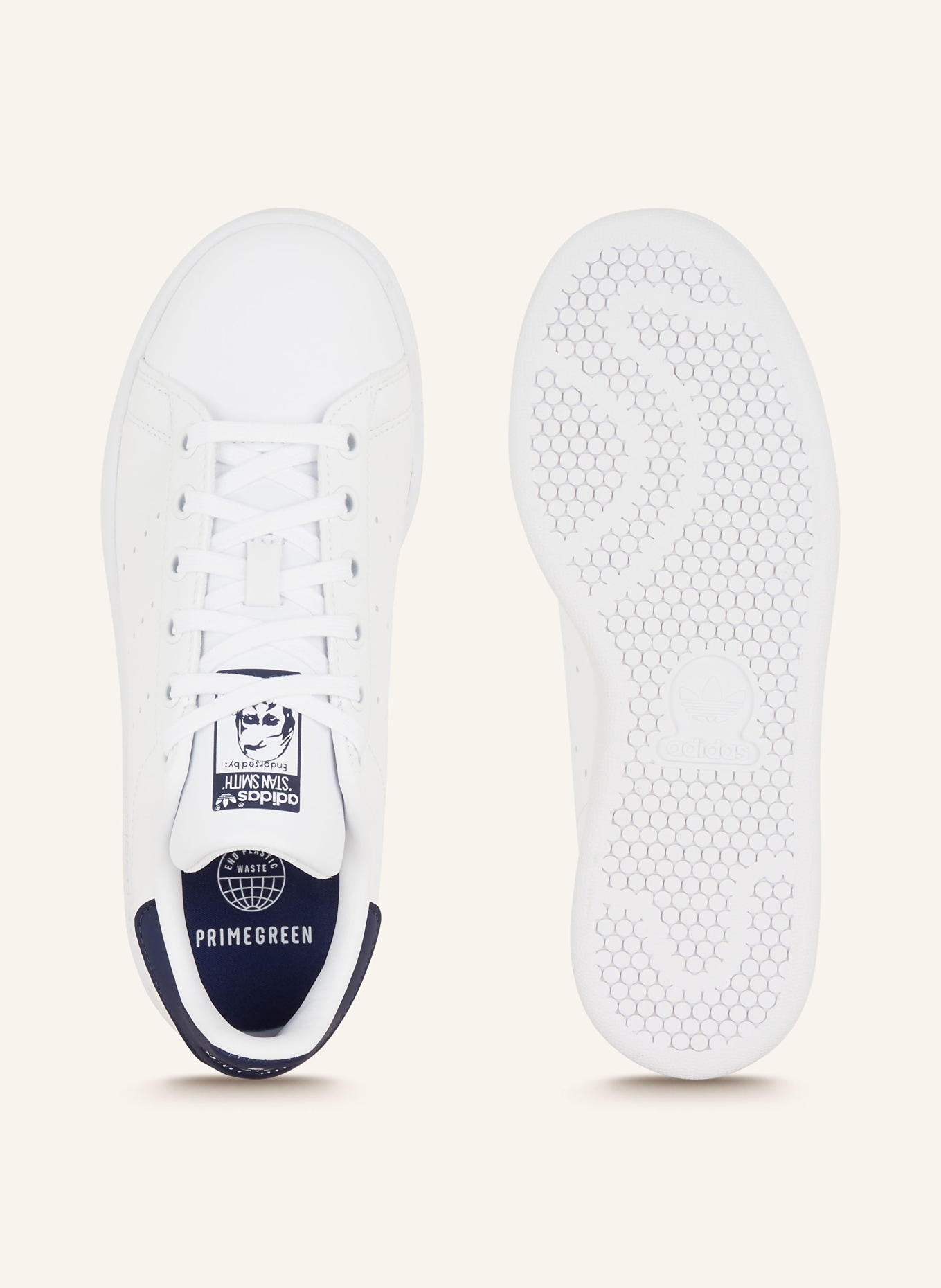 Sneaker STAN weiss/ dunkelblau SMITH in Originals adidas