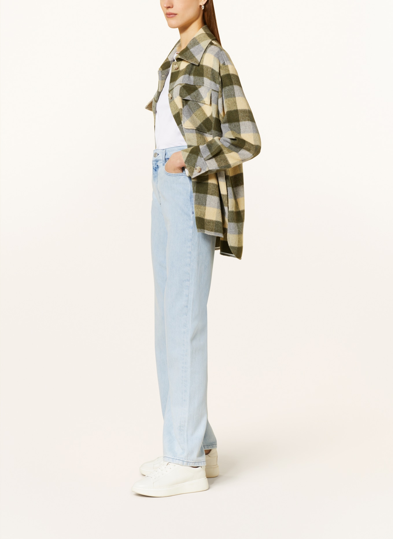 BOSS Flared jeans MARLENE, Color: 454 LIGHT/PASTEL BLUE (Image 4)