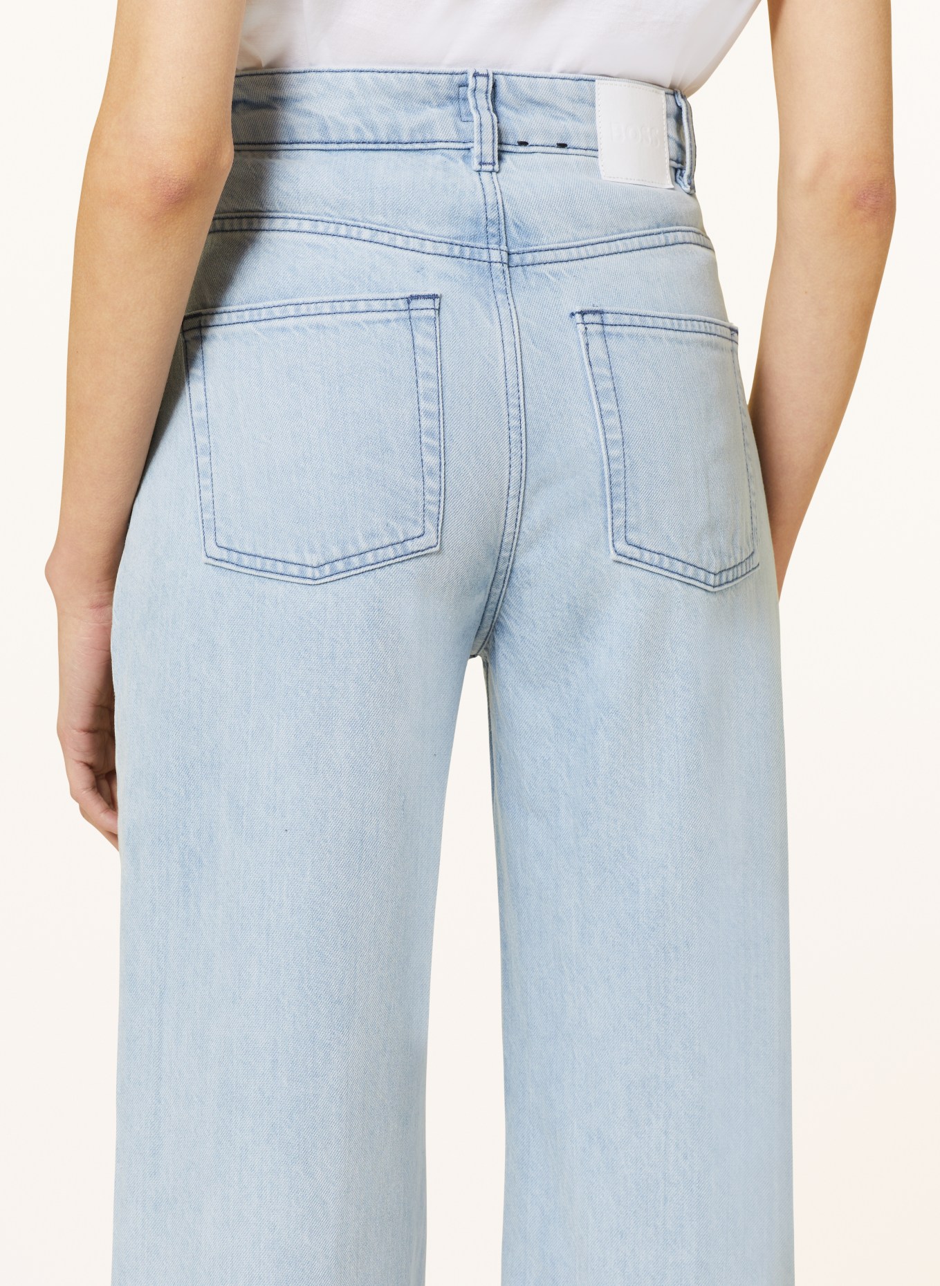 BOSS Flared jeans MARLENE, Color: 454 LIGHT/PASTEL BLUE (Image 5)