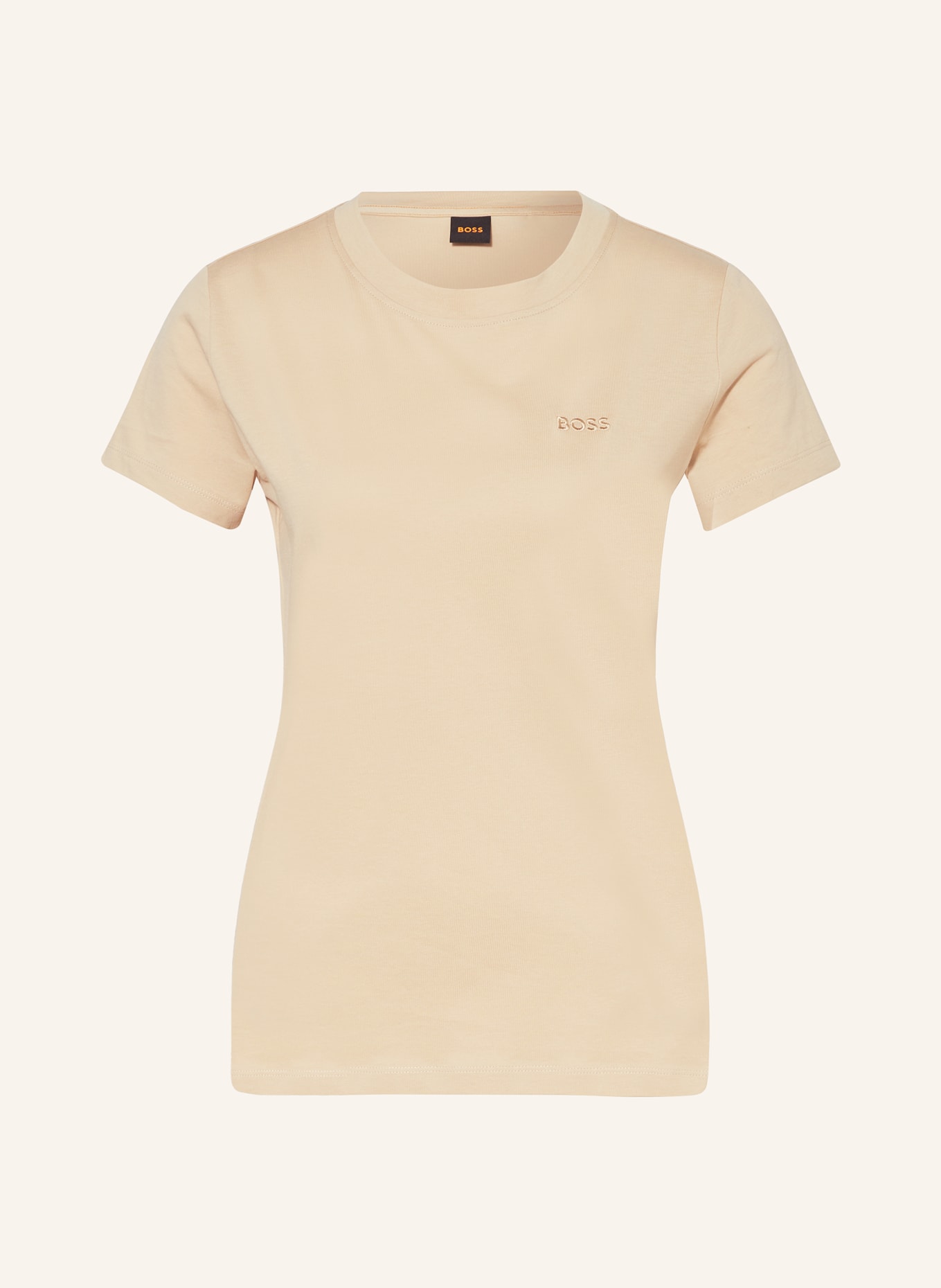 BOSS T-shirt ESOGO, Kolor: JASNOBRĄZOWY (Obrazek 1)