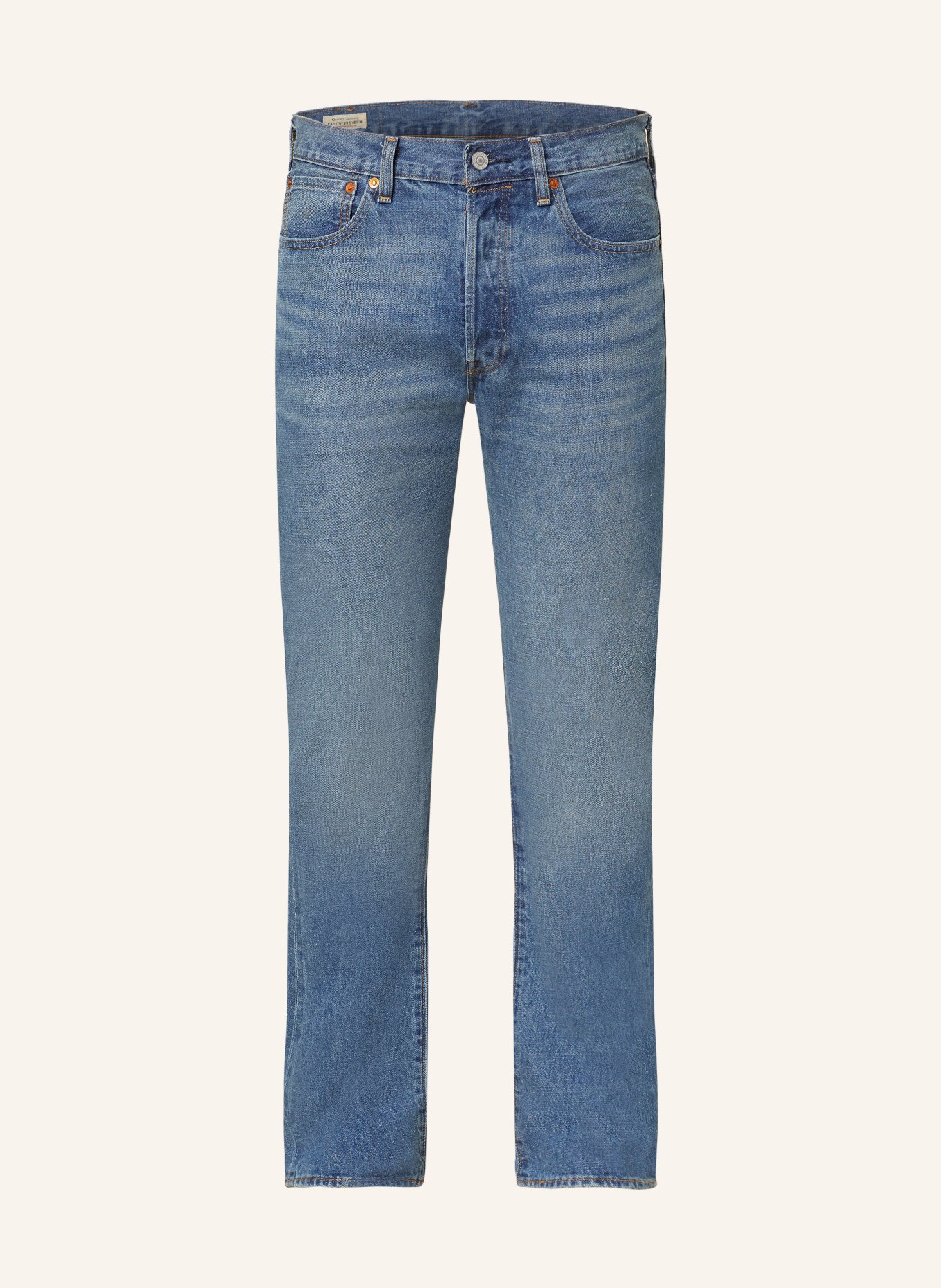 Levi's® Jeans 501 ORIGINAL straight fit, Color: 17 Med Indigo - Worn In (Image 1)