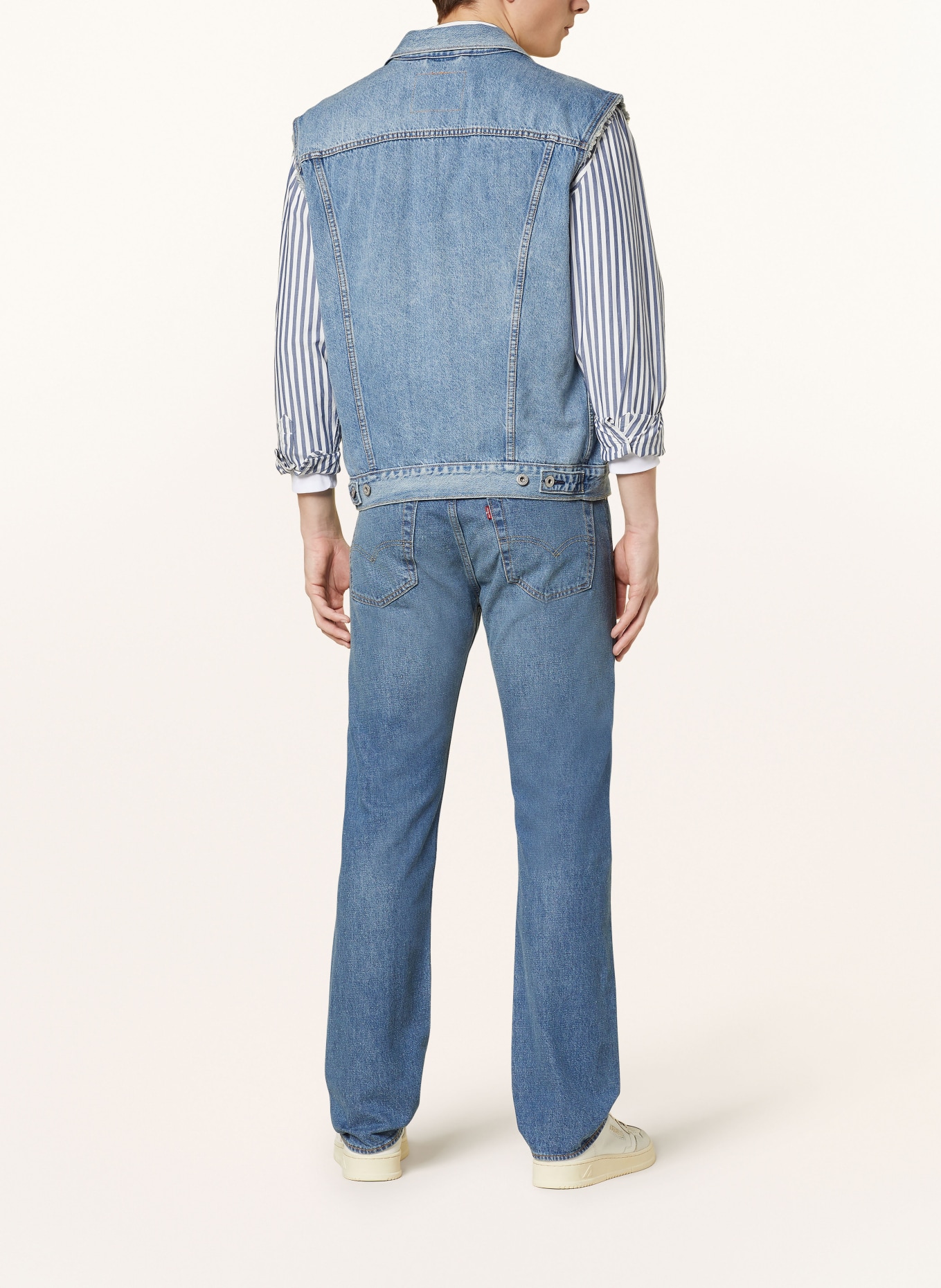 Levi's® Jeans 501 ORIGINAL straight fit, Color: 17 Med Indigo - Worn In (Image 3)