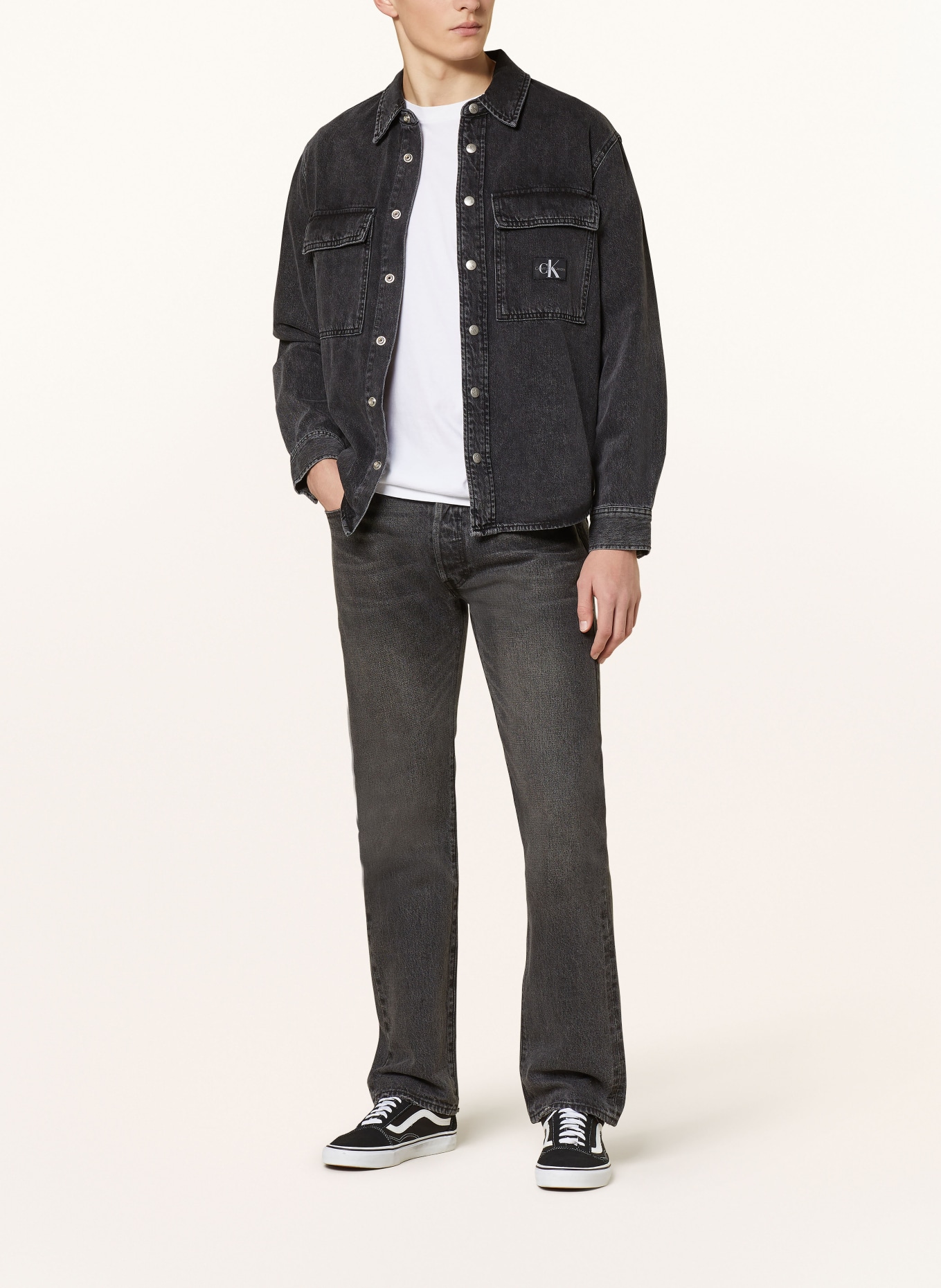 Levi's® Jeans 501 ORIGINAL straight fit, Color: DARK GRAY (Image 2)