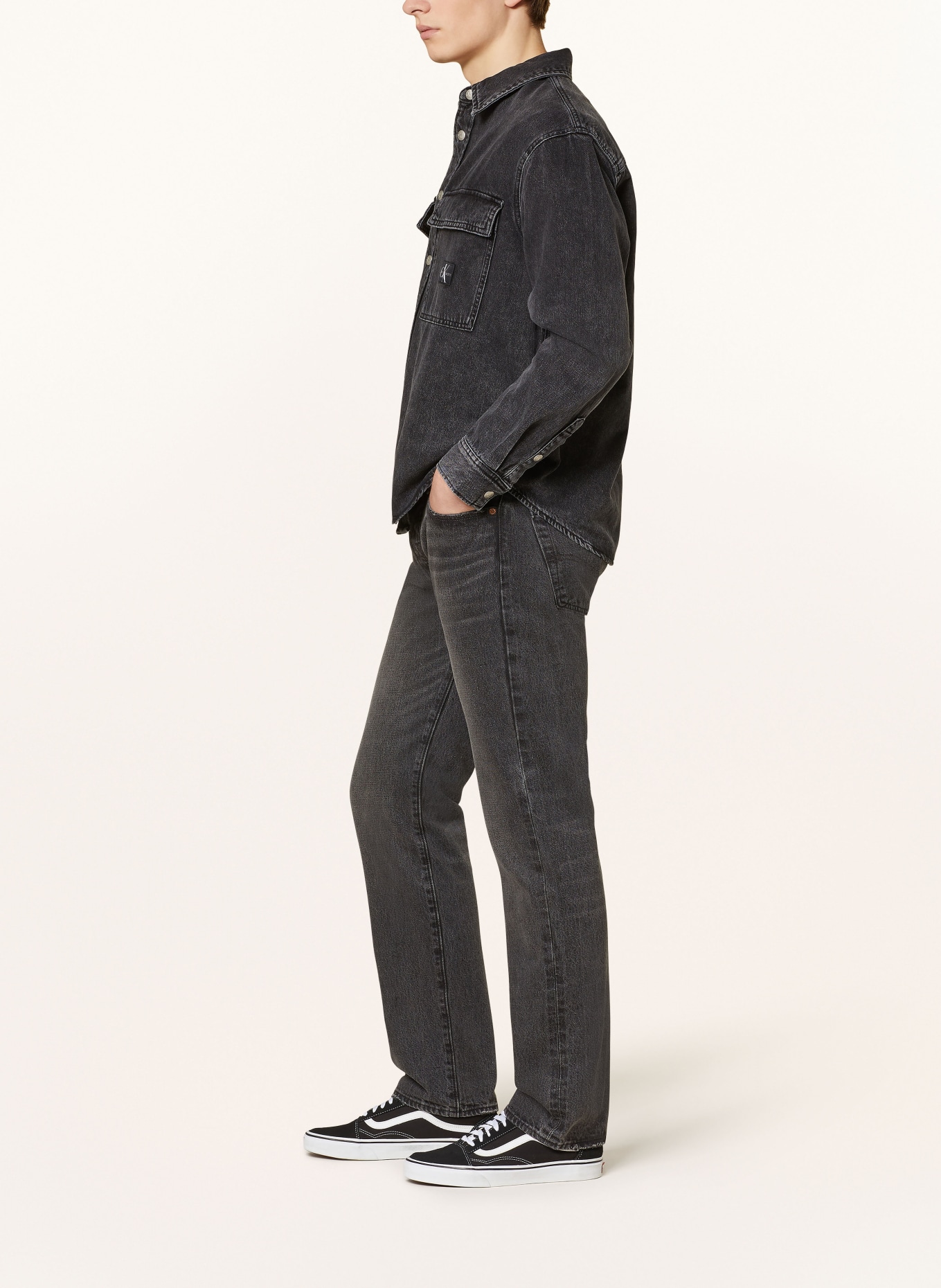 Levi's® Jeans 501 ORIGINAL Straight Fit, Farbe: DUNKELGRAU (Bild 4)