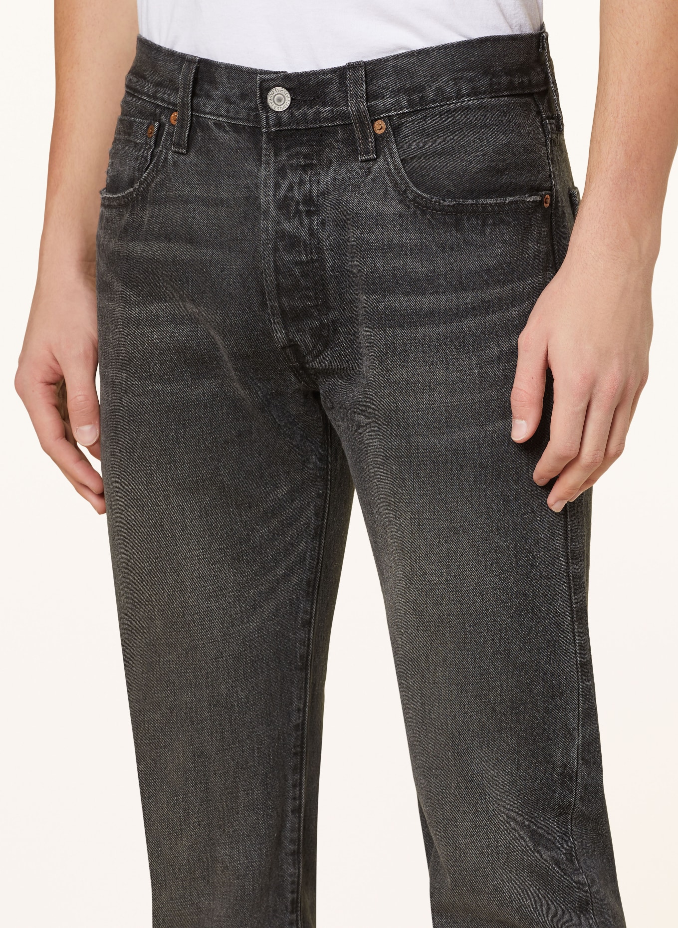 Levi's® Jeans 501 ORIGINAL Straight Fit, Farbe: DUNKELGRAU (Bild 5)