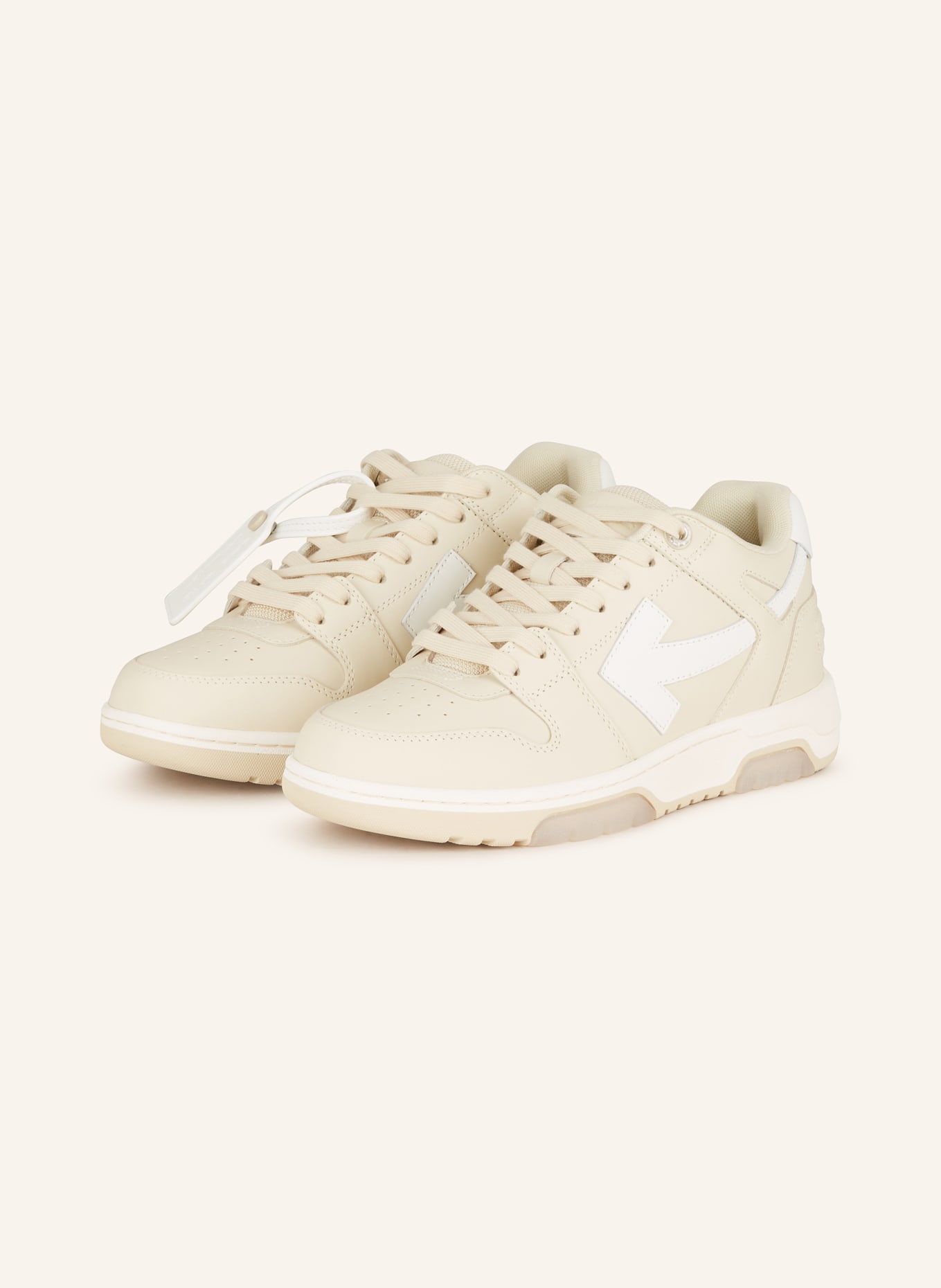 Off-White Sneaker OUT OF OFFICE, Farbe: CREME/ WEISS (Bild 1)