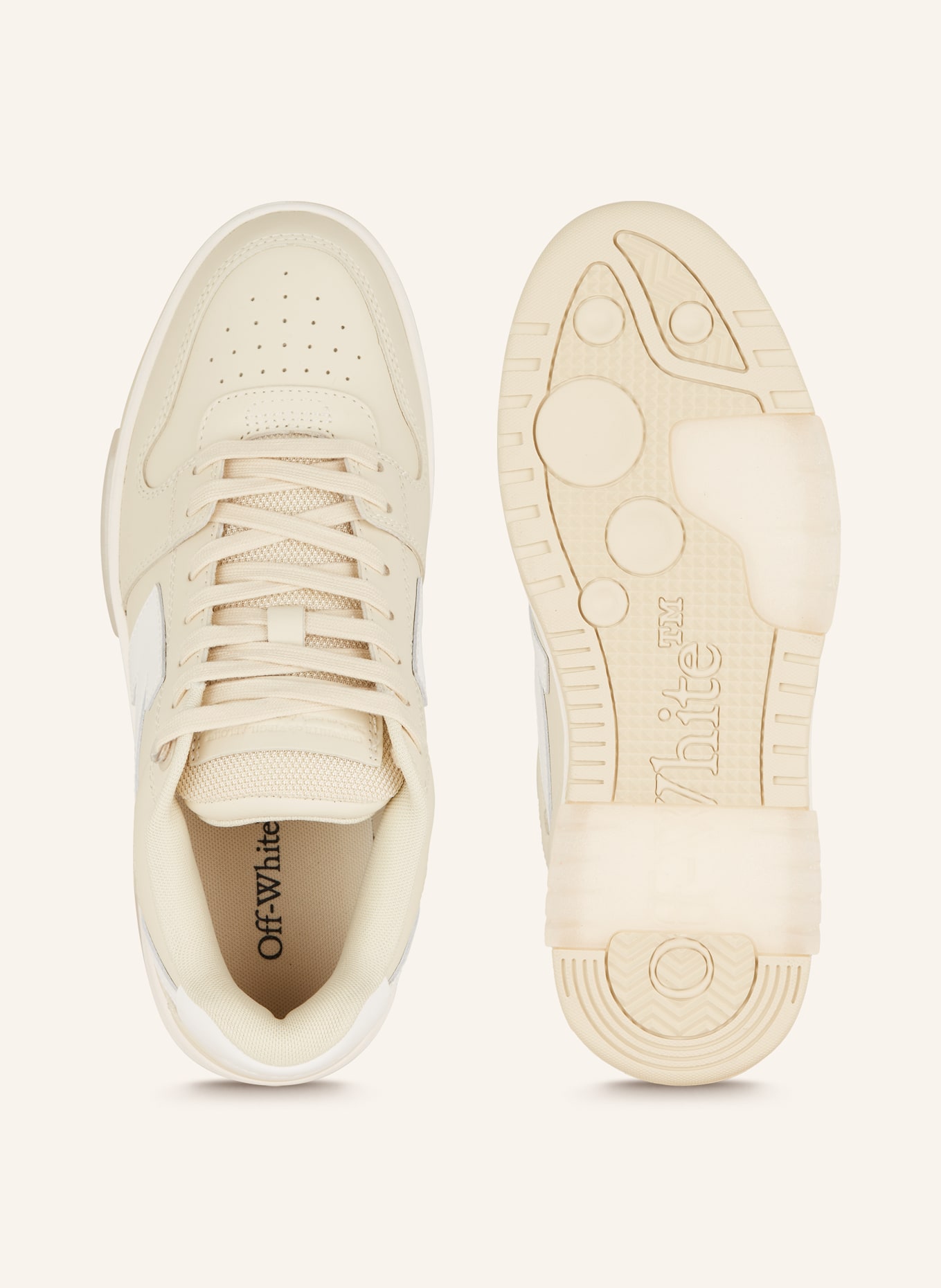 Off-White Sneaker OUT OF OFFICE, Farbe: CREME/ WEISS (Bild 5)