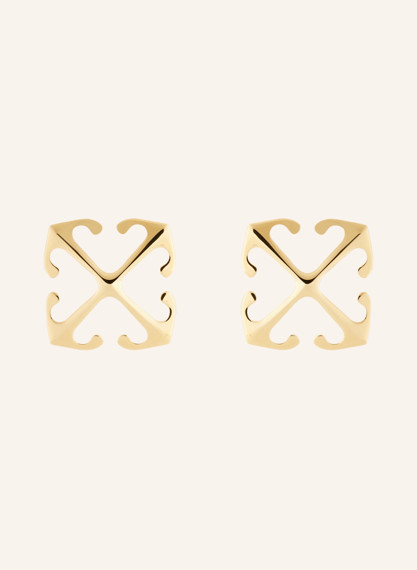 Off-White Stud earrings MINI ARROW, Color: GOLD (Image 1)
