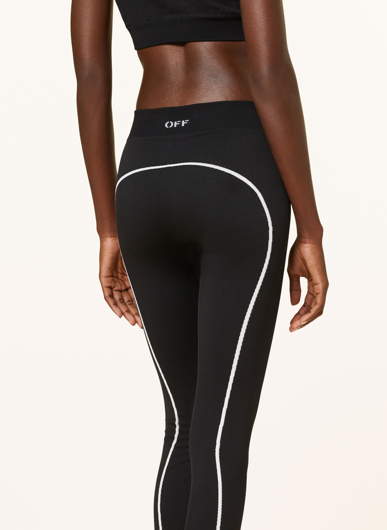 Black Nike Women's Leggings x Off-White