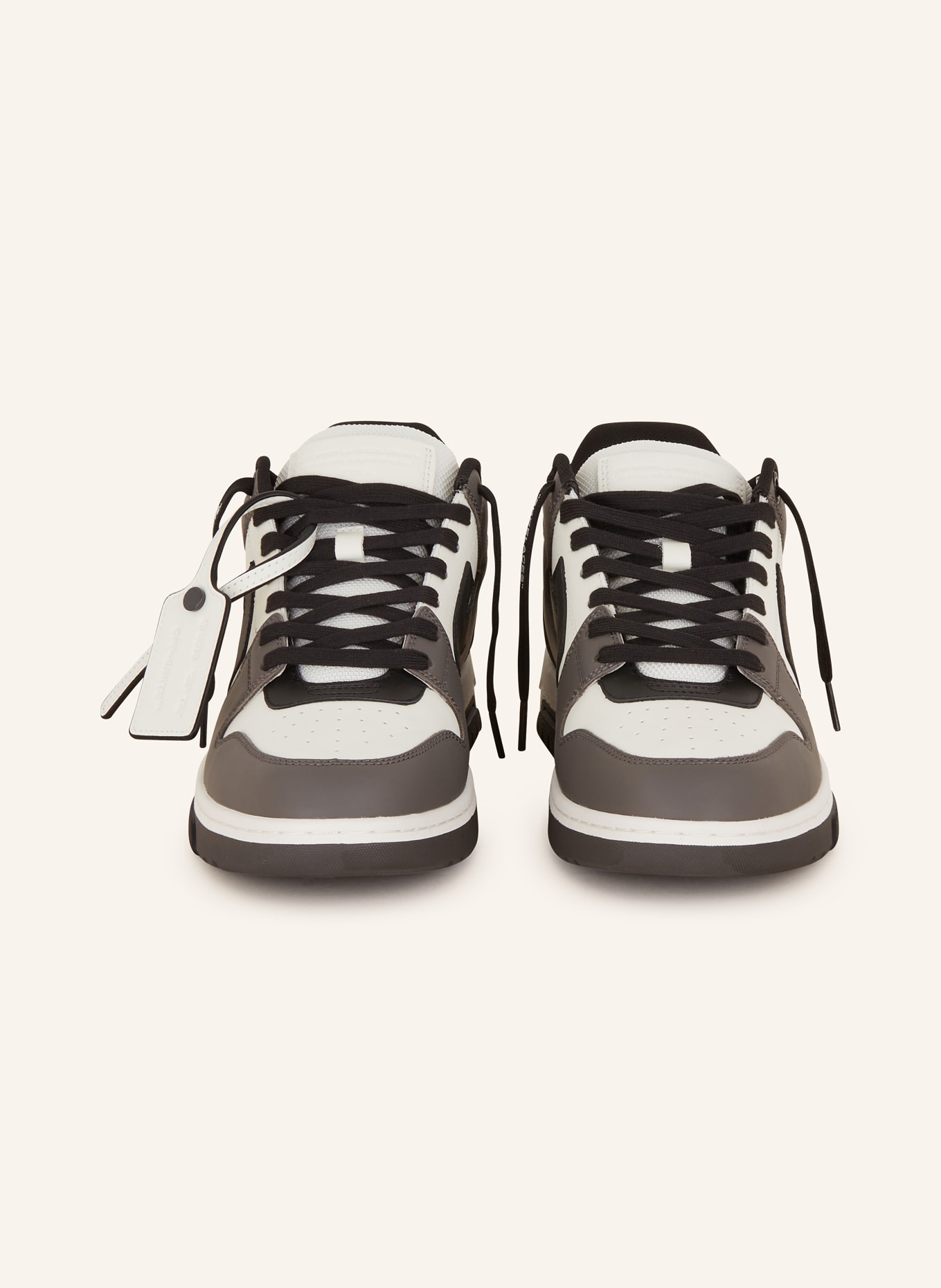 Off-White Sneakers OUT OF OFFICE, Color: WHITE/ GRAY/ BLACK (Image 3)