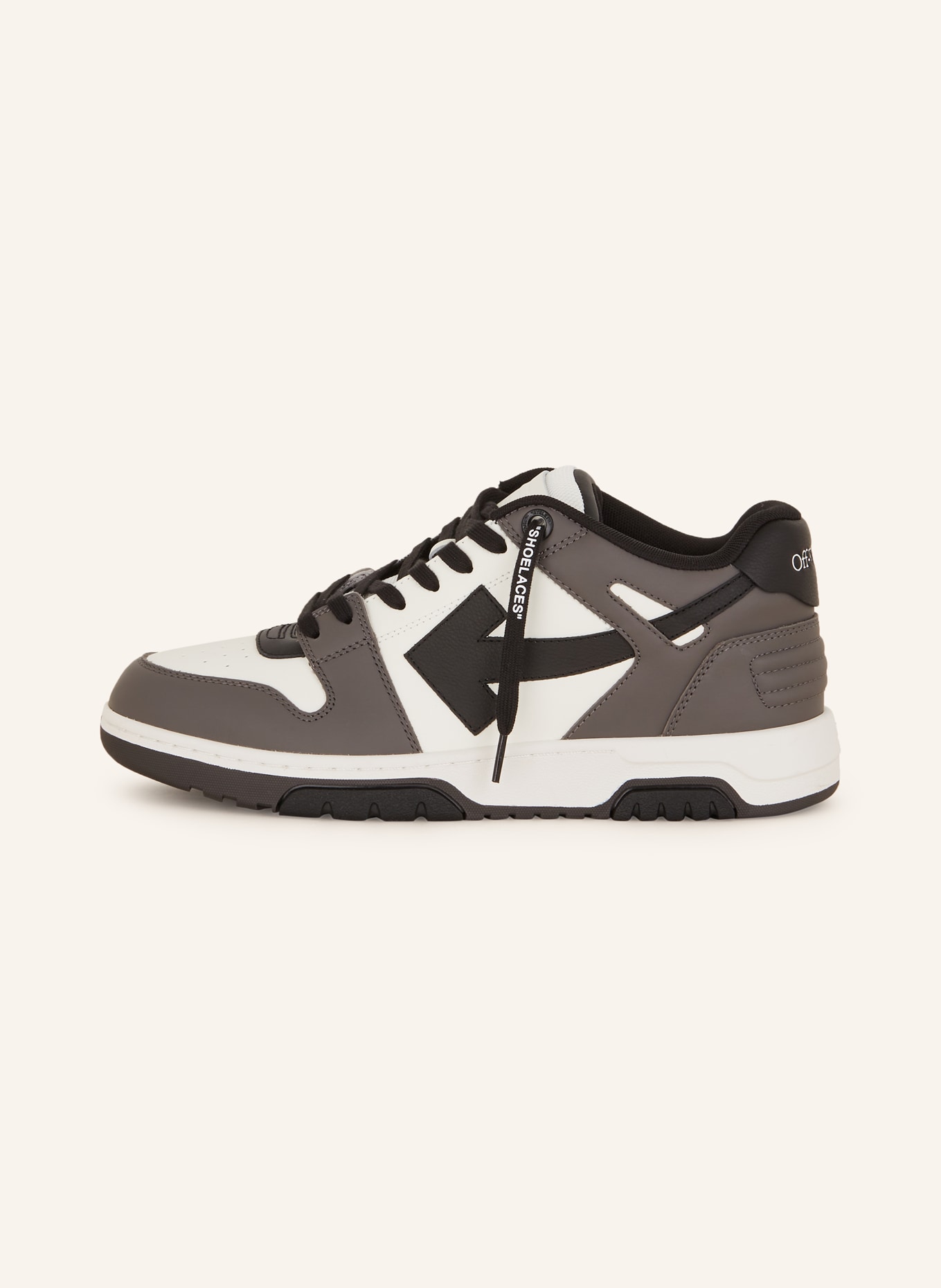 Off-White Sneakers OUT OF OFFICE, Color: WHITE/ GRAY/ BLACK (Image 4)