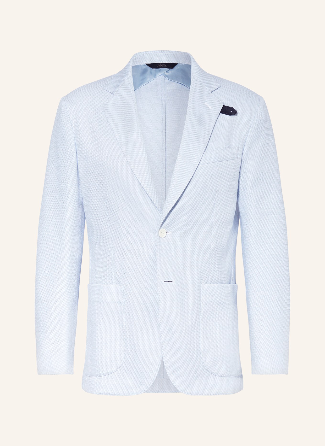 Brioni Tailored Jacket regular fit with silk, Color: LIGHT BLUE (Image 1)
