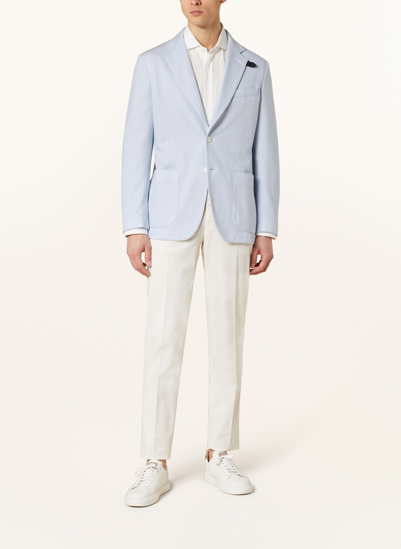 Brioni Tailored Jacket regular fit with silk, Color: LIGHT BLUE (Image 2)