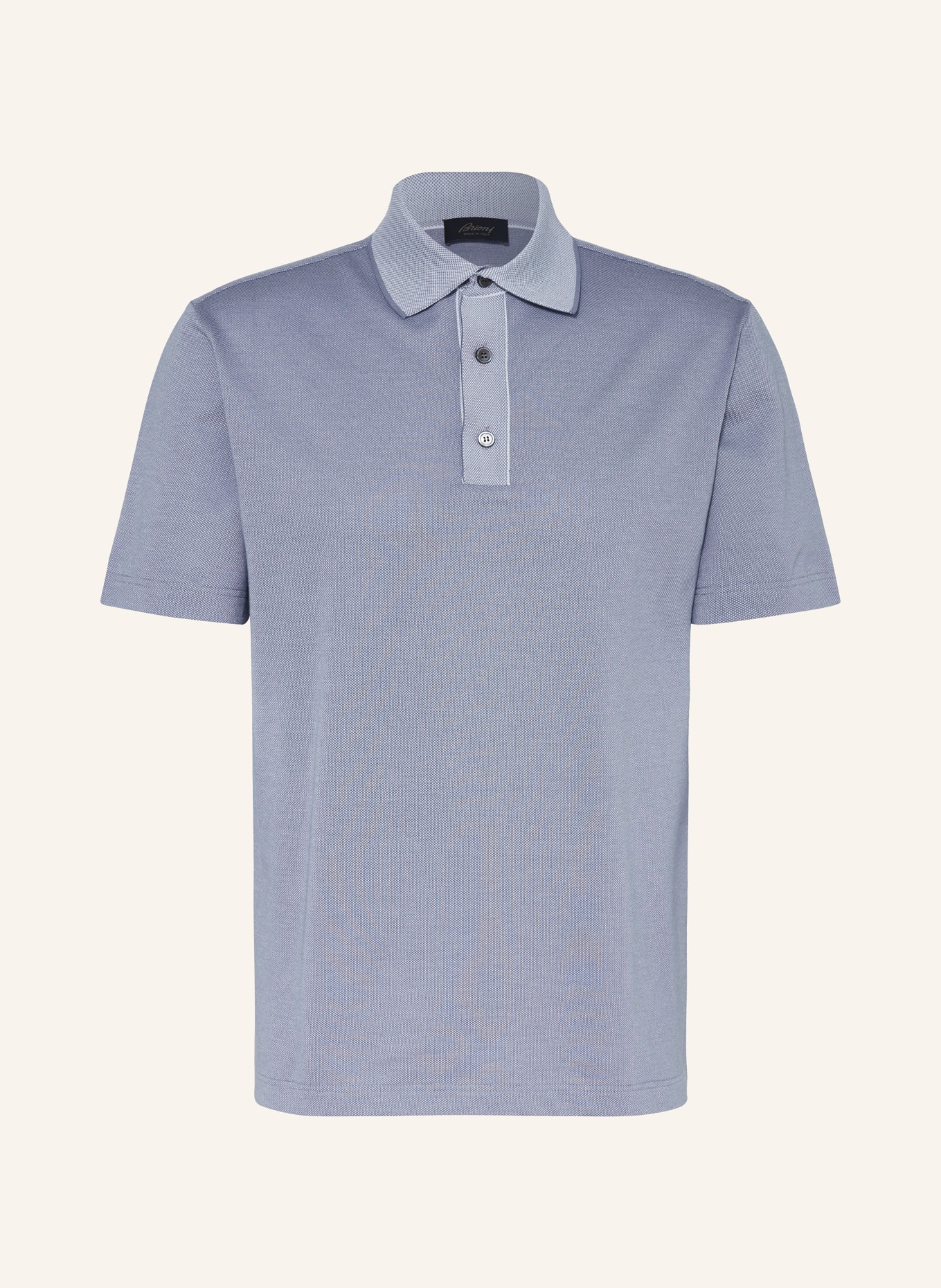 Brioni Piqué-Poloshirt, Farbe: BLAU (Bild 1)