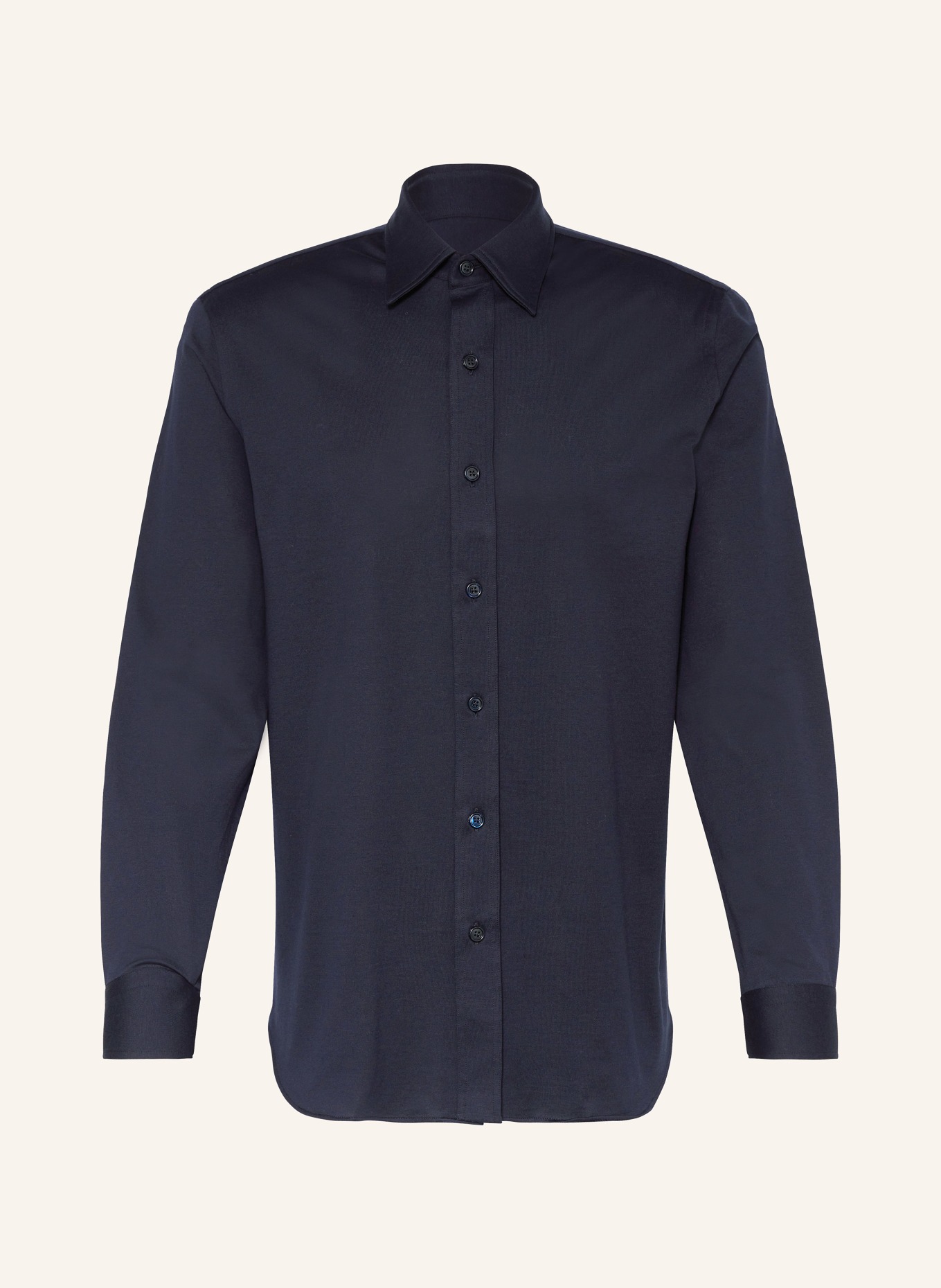Brioni Jersey shirt comfort fit, Color: DARK BLUE (Image 1)