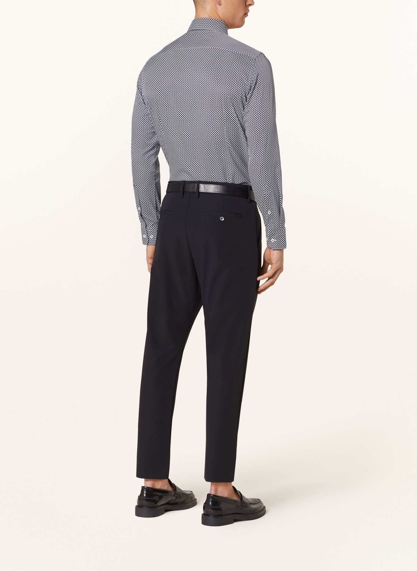 seidensticker Jerseyhemd Slim Fit, Farbe: DUNKELBLAU/ WEISS (Bild 3)