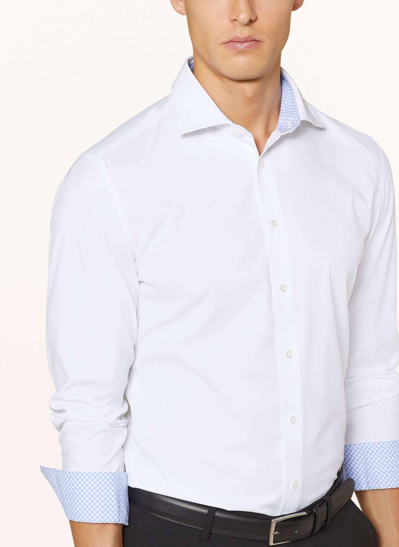 seidensticker Shirt slim fit, Color: WHITE (Image 4)