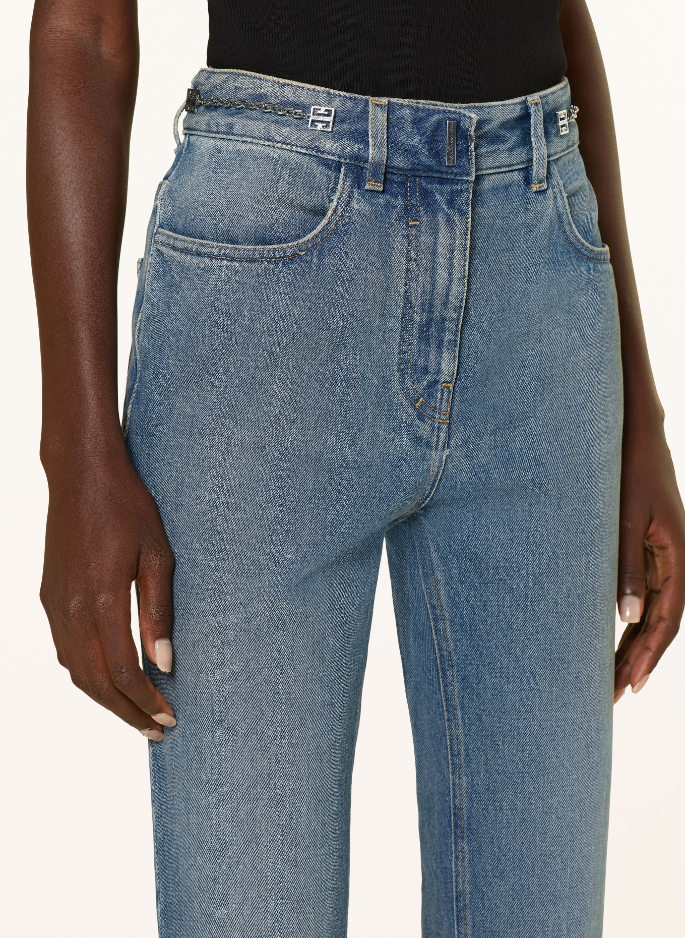 GIVENCHY Straight jeans, Color: 420 MEDIUM BLUE (Image 5)
