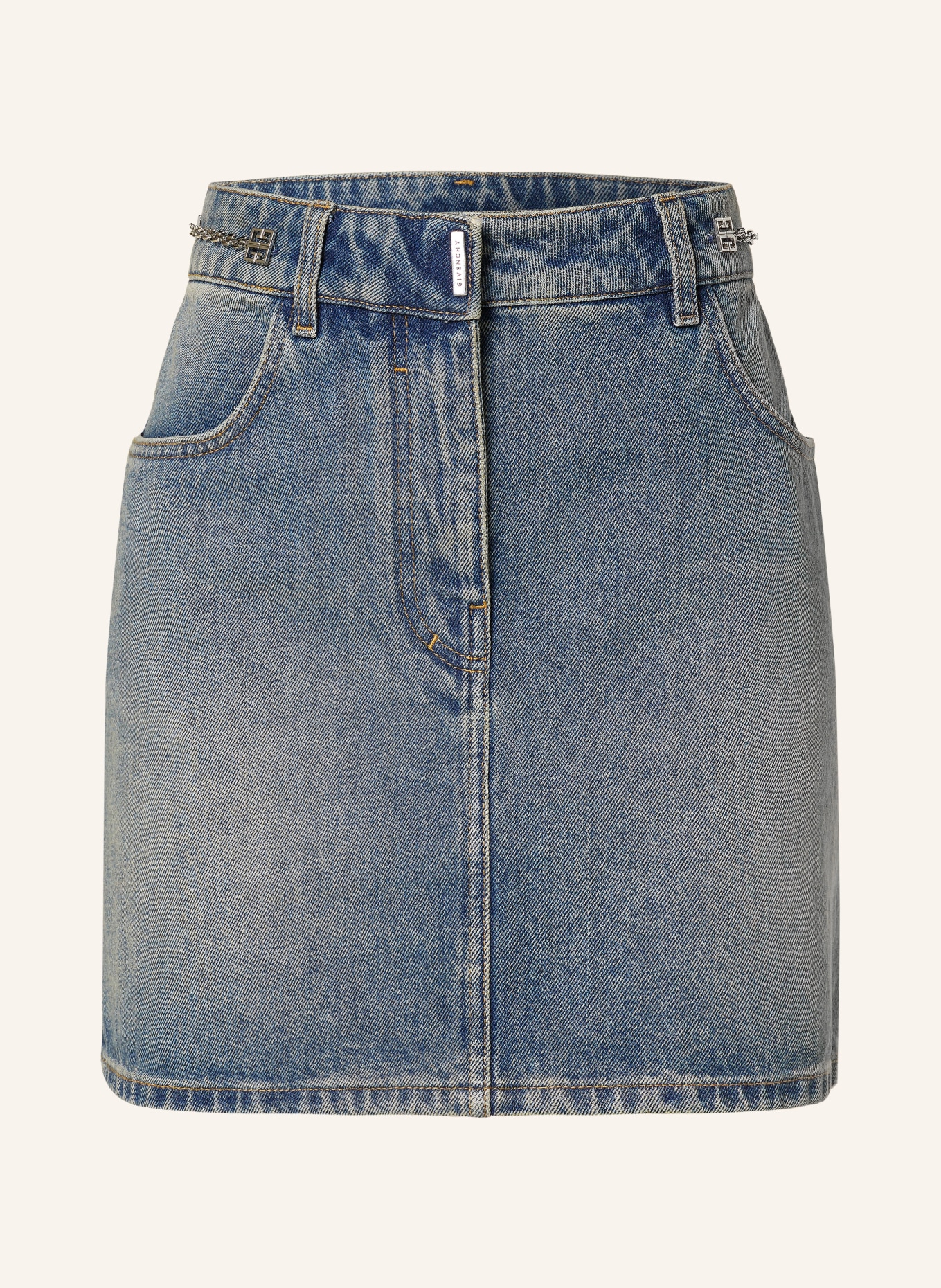 GIVENCHY Spódnica jeansowa, Kolor: NIEBIESKI (Obrazek 1)