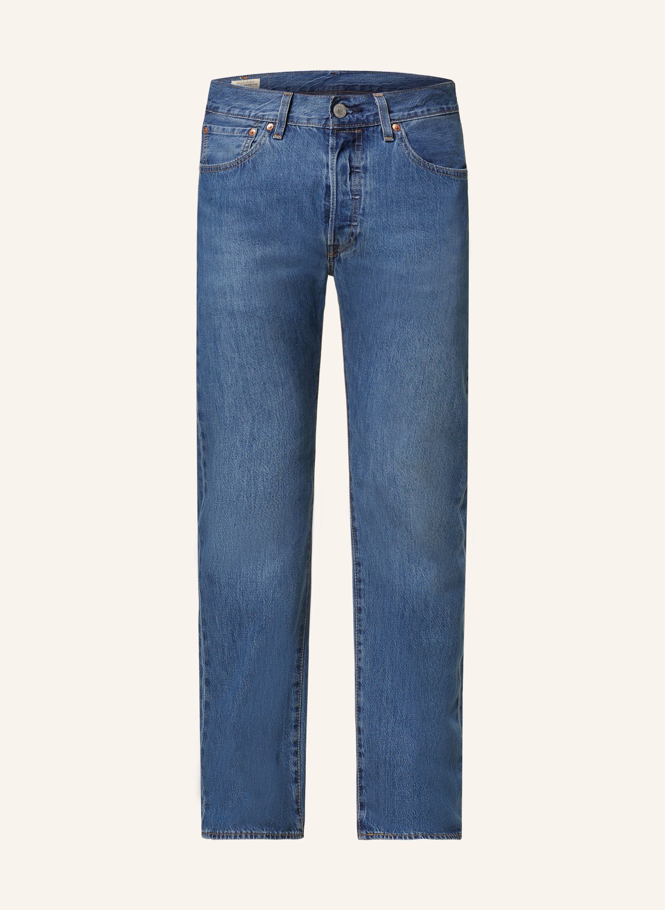 Levi's® Jeans 501 Straight Fit, Farbe: 23 Dark Indigo - Worn In (Bild 1)