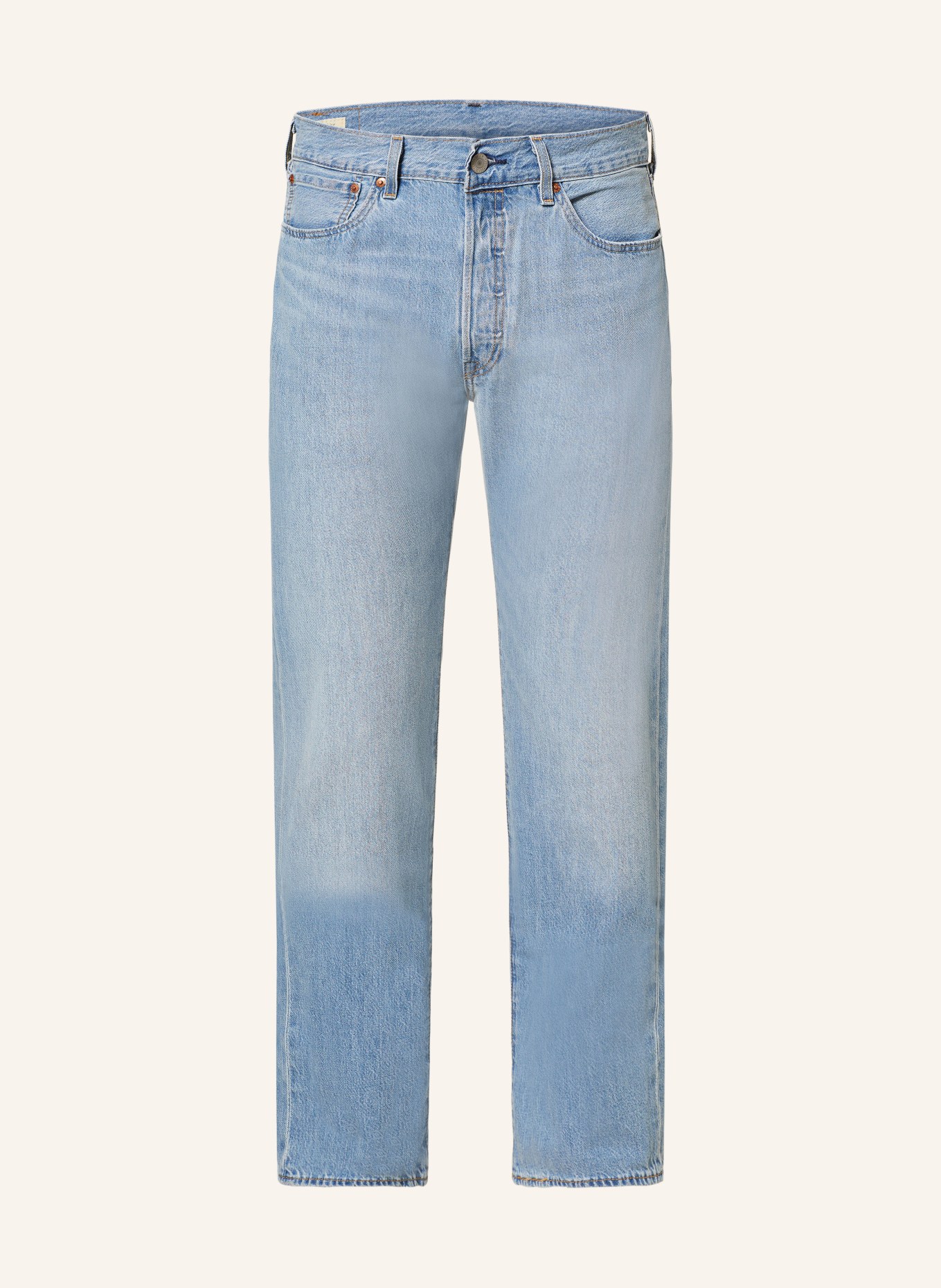 Levi's® Jeans 501 Straight Fit, Farbe: 24 Med Indigo - Worn In (Bild 1)