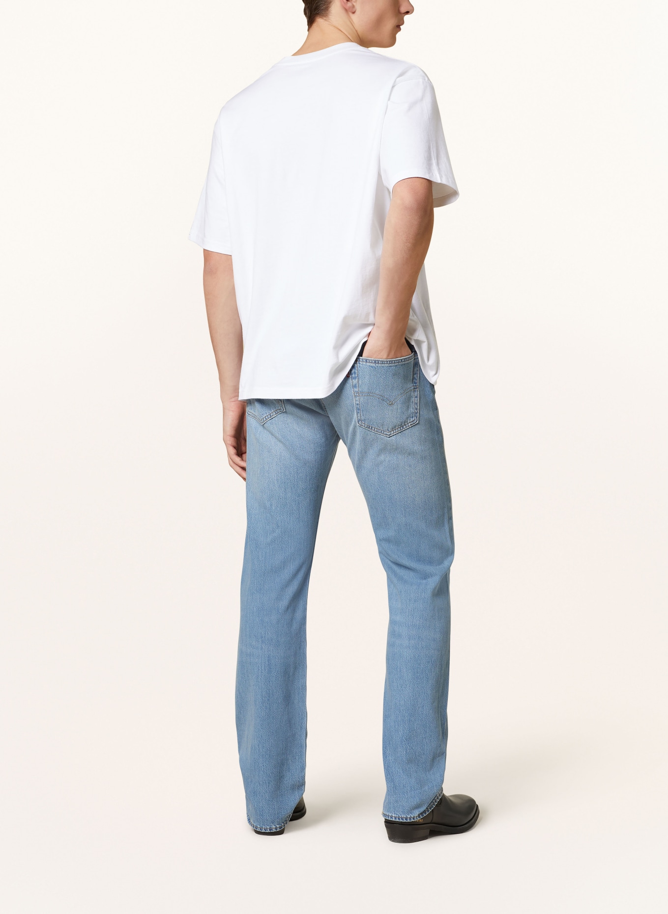 Levi's® Jeans 501 Straight Fit, Farbe: 24 Med Indigo - Worn In (Bild 3)
