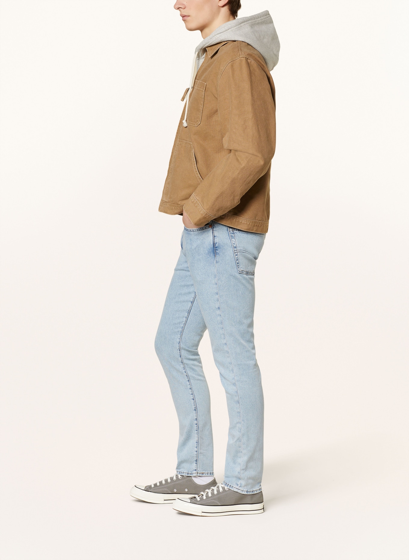 Levi's® Jeans 512™ Slim Tapered Fit, Farbe: 91 Light Indigo - Worn In (Bild 4)