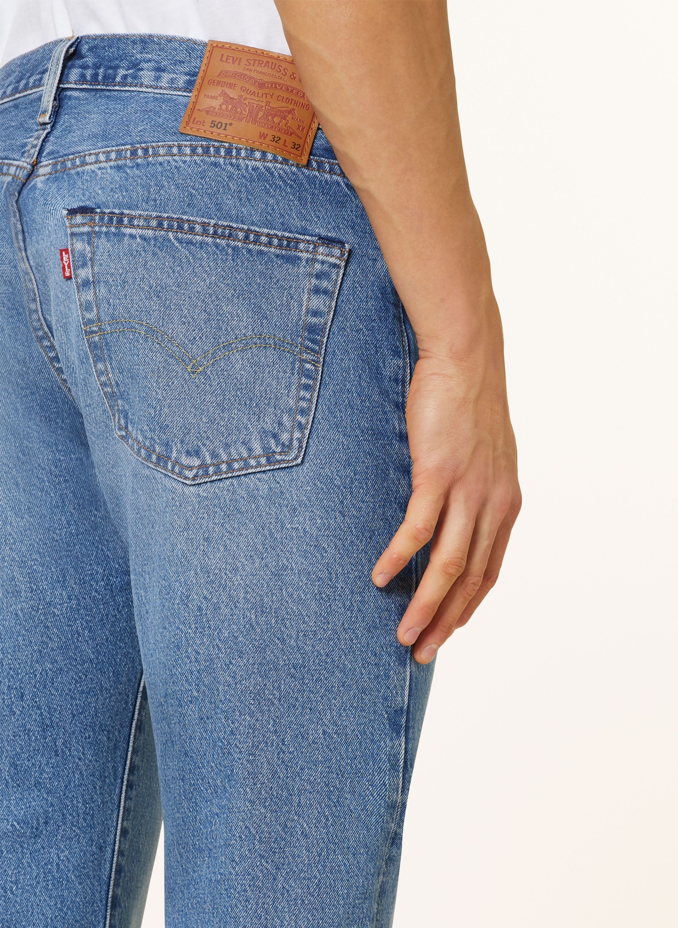 Levi's® Jeans 501 ORIGINAL Regular Fit, Farbe: 04 Dark Indigo - Flat Finish (Bild 6)