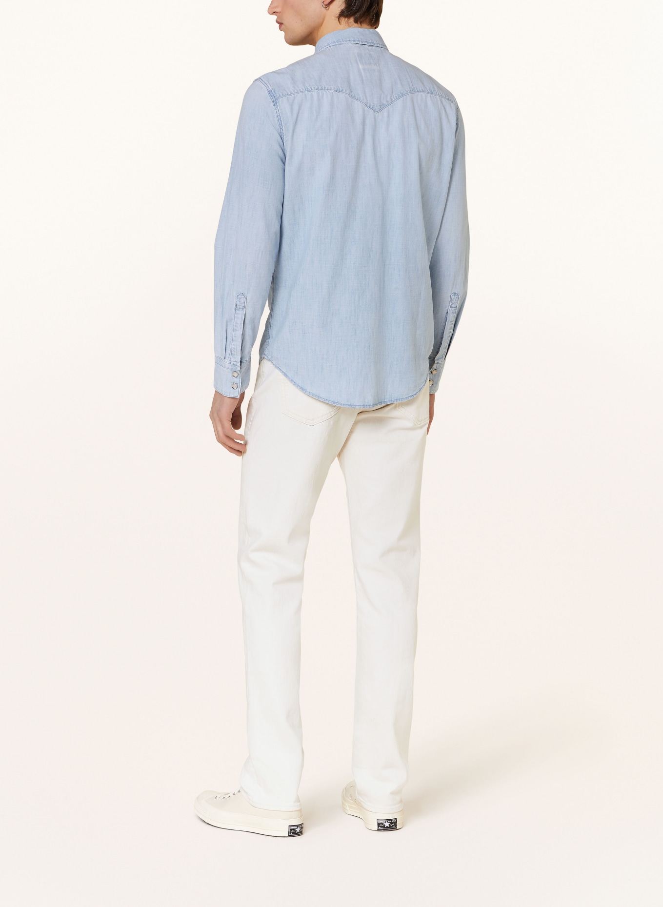 Levi's® Shirt BARSTOW standard fit in denim look, Color: LIGHT BLUE (Image 3)