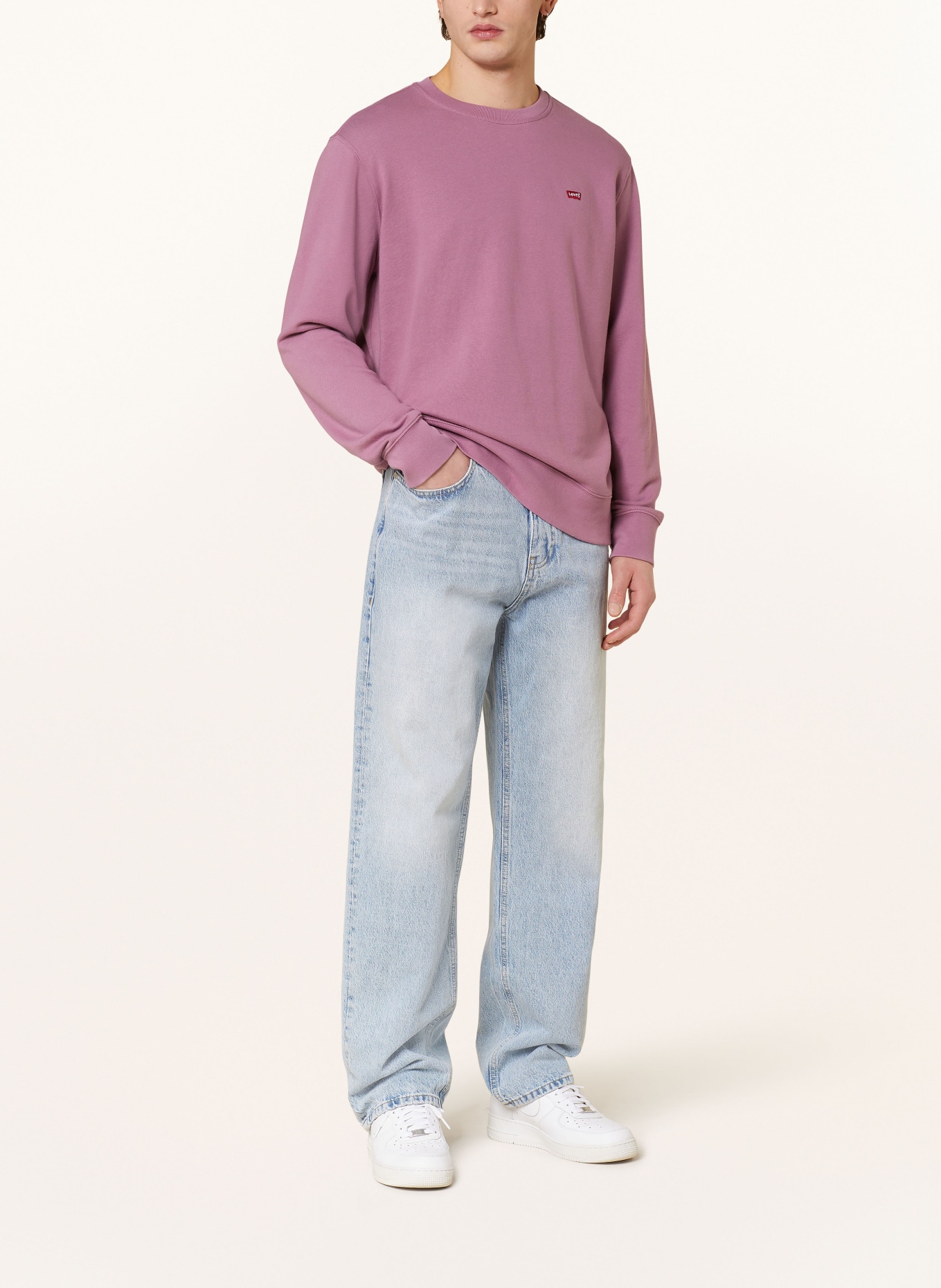 Levi's sweatshirt pink cheap
