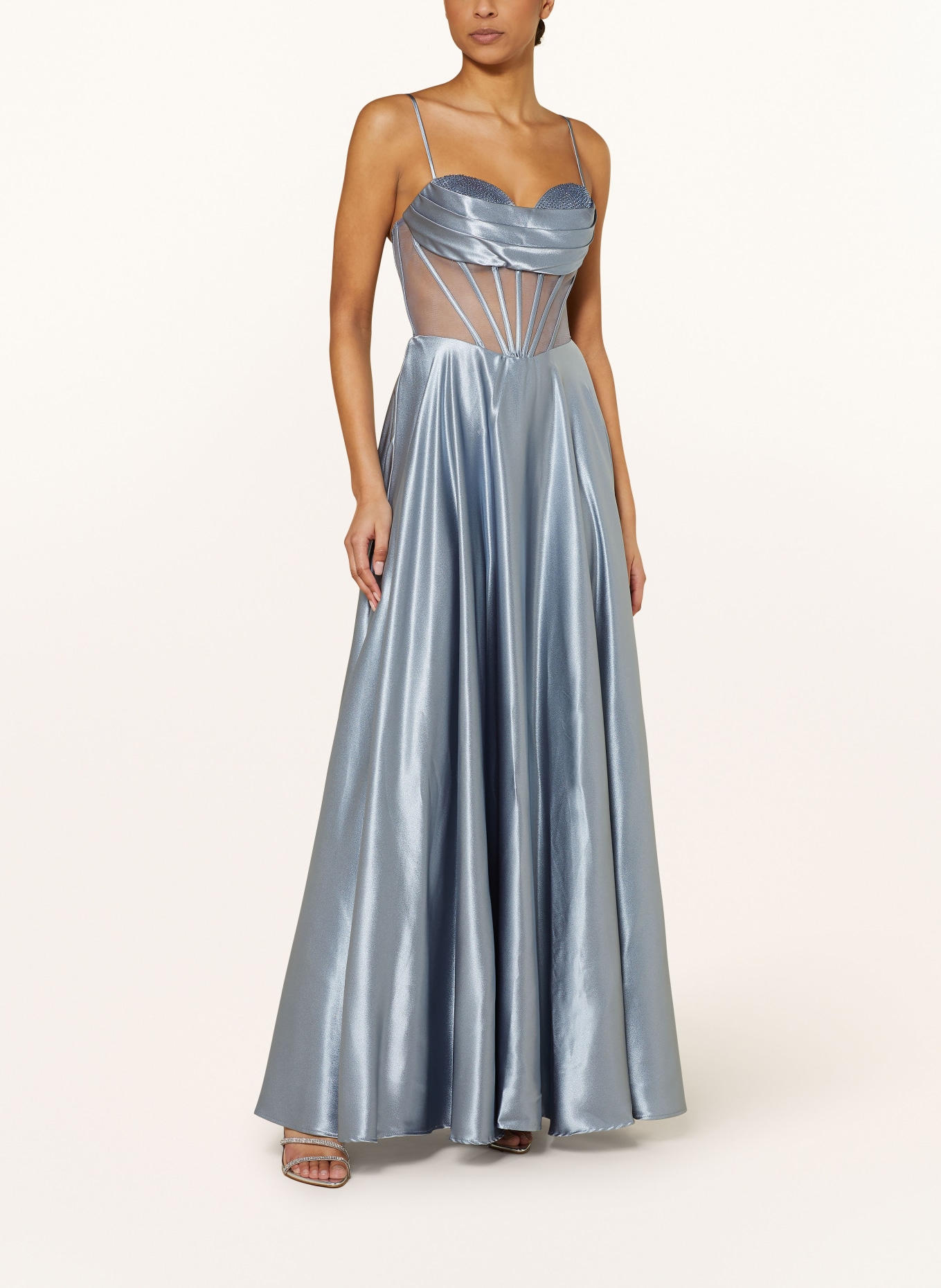 Hey Kyla Evening dress with decorative gems, Color: LIGHT BLUE (Image 2)