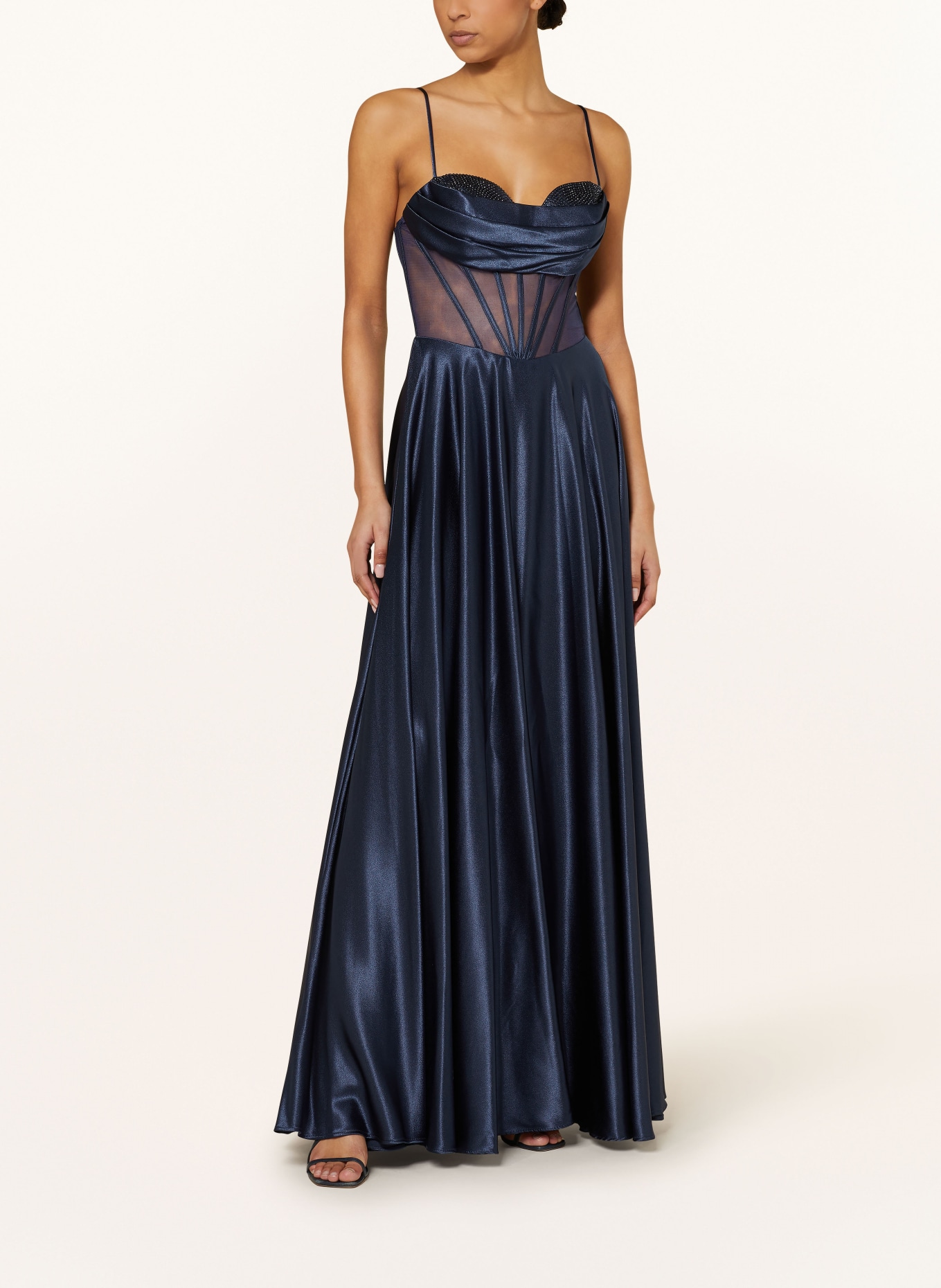 Hey Kyla Abendkleid mit Schmucksteinen: DUNKELBLAU