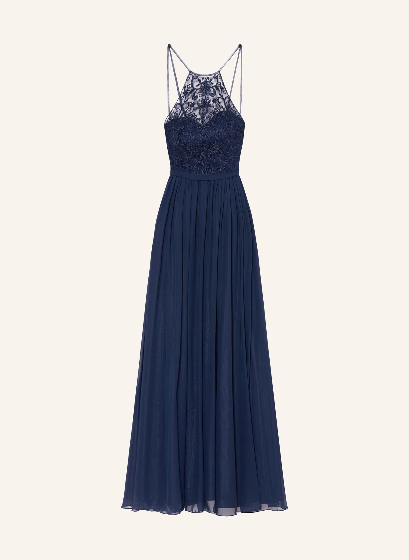 Hey Kyla Evening dress with lace, Color: DARK BLUE (Image 1)