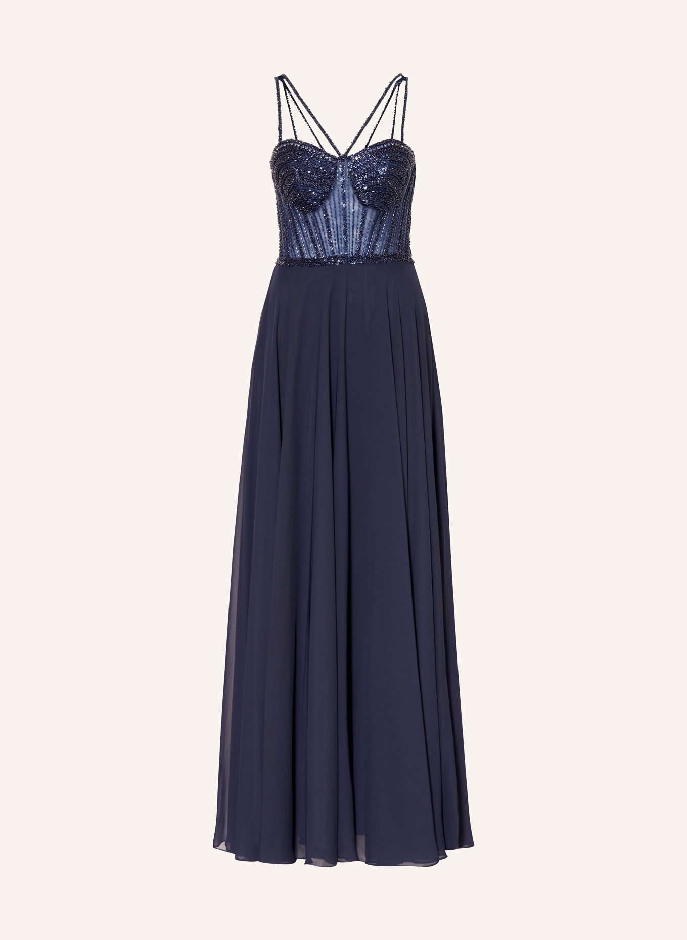 Hey Kyla Evening dress with sequins, Color: DARK BLUE (Image 1)