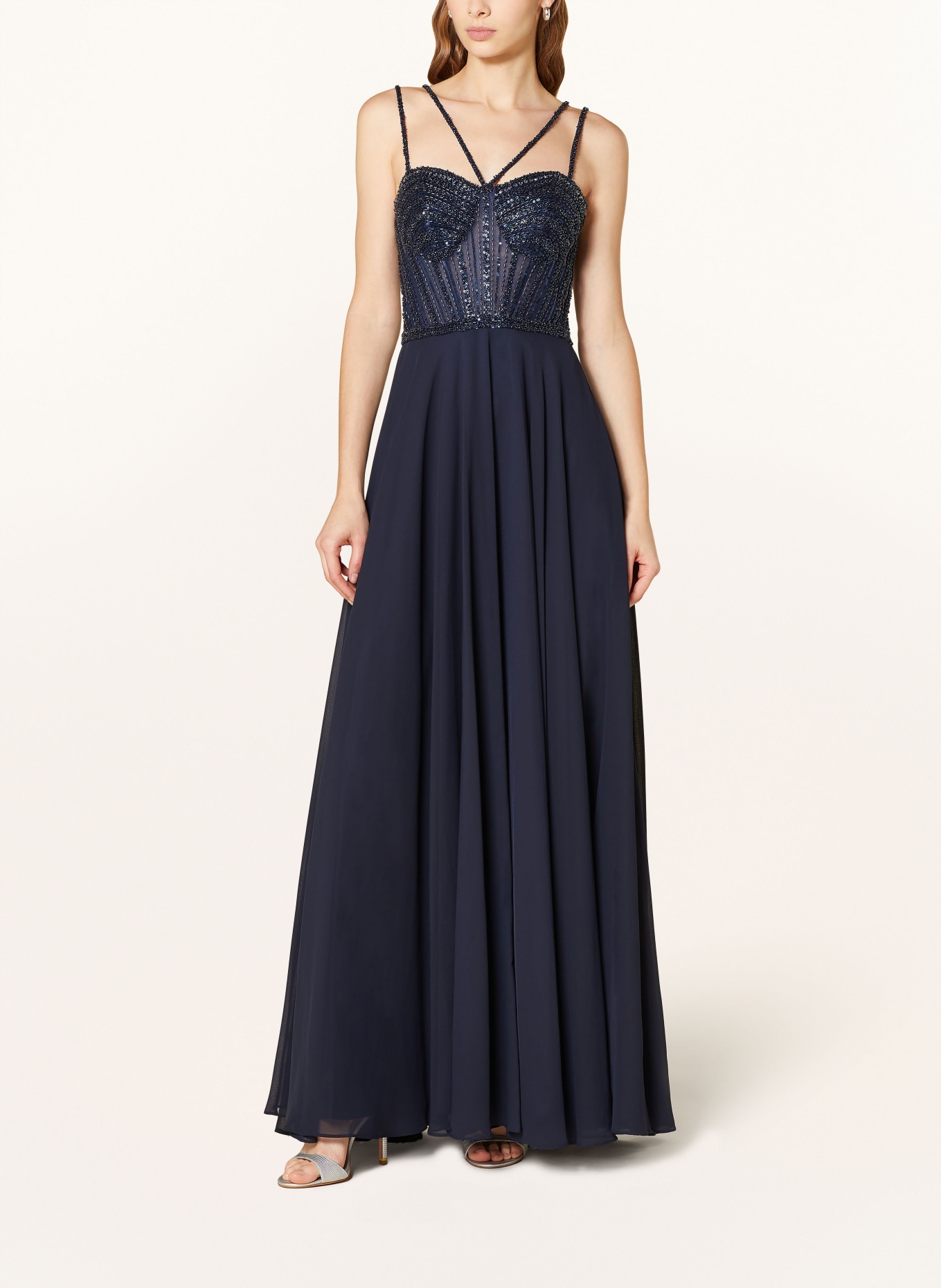 Hey Kyla Evening dress with sequins, Color: DARK BLUE (Image 2)