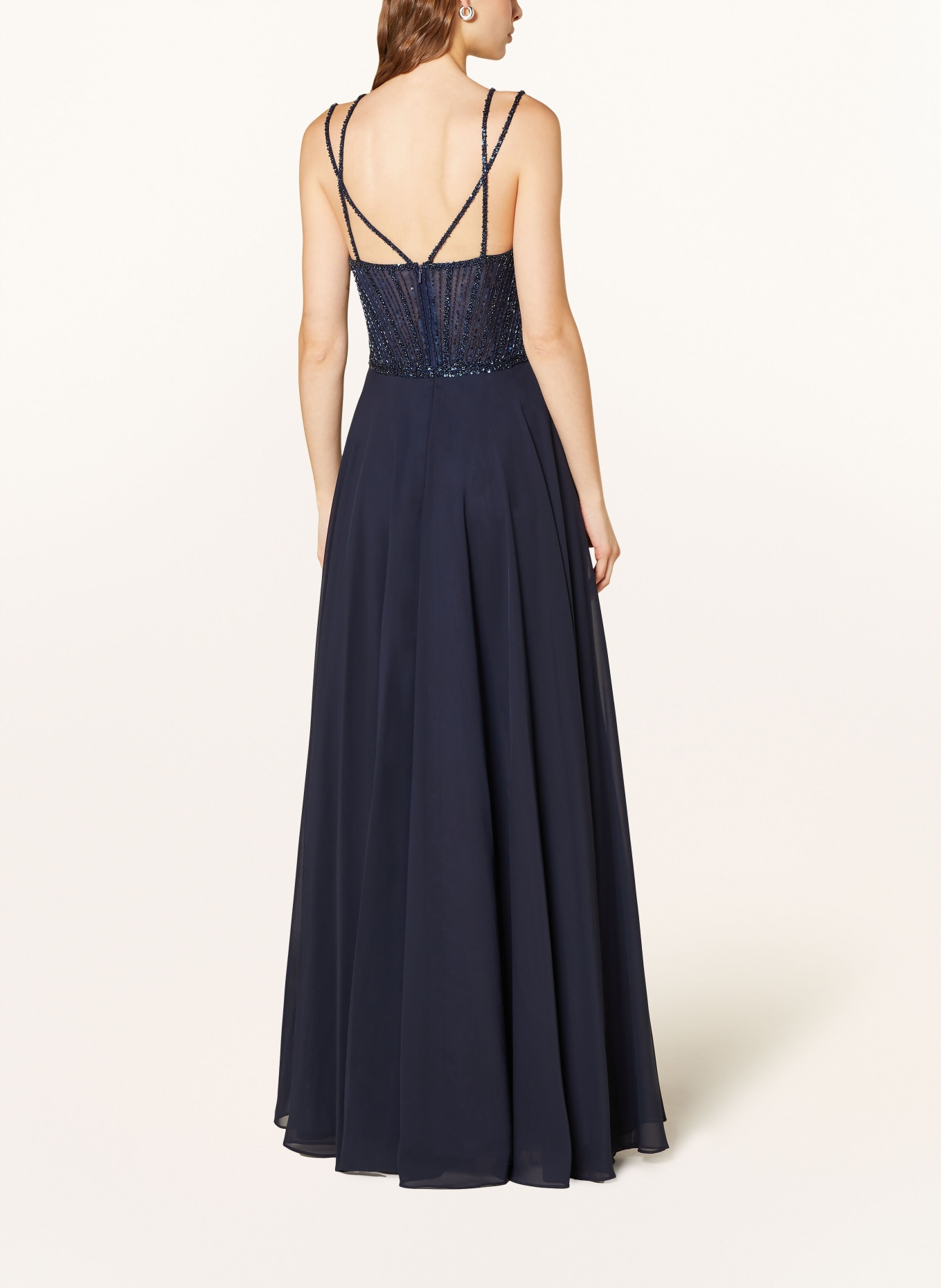 Hey Kyla Evening dress with sequins, Color: DARK BLUE (Image 3)